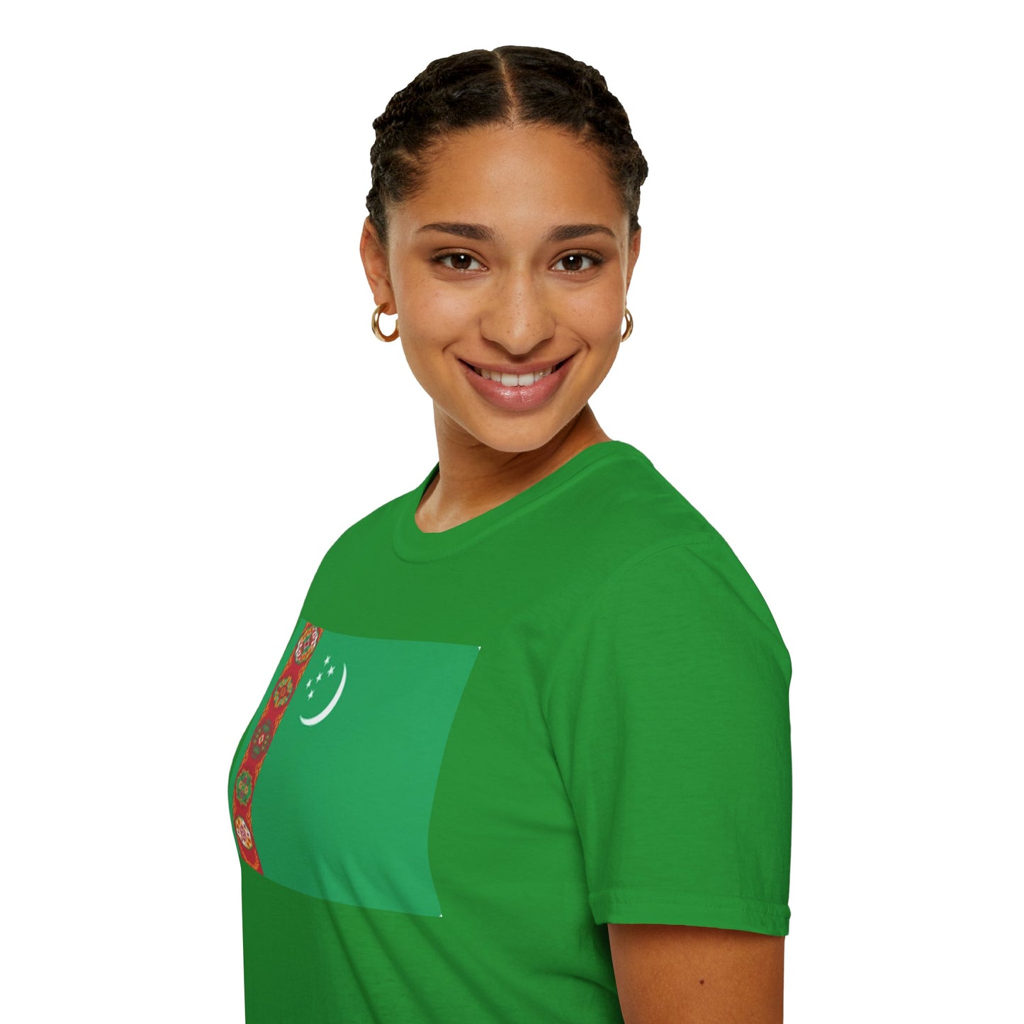 Unisex Softstyle T-Shirt -- Turkmenistan