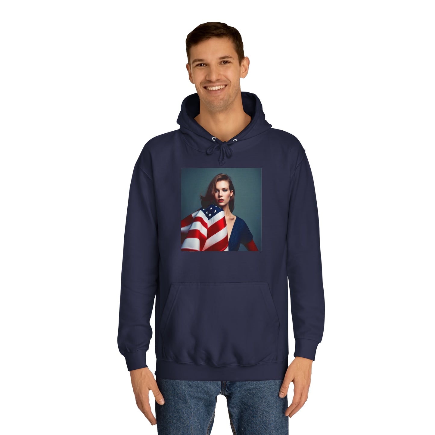 Unisex College Hoodie USA