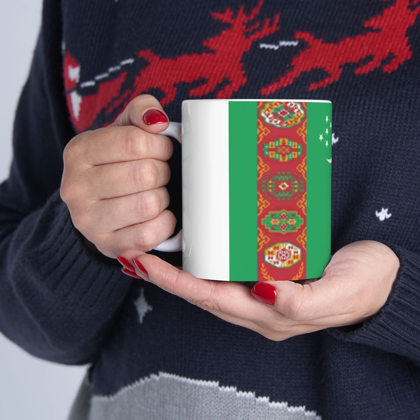 Ceramic Mug, 11oz -- Turkmenistan