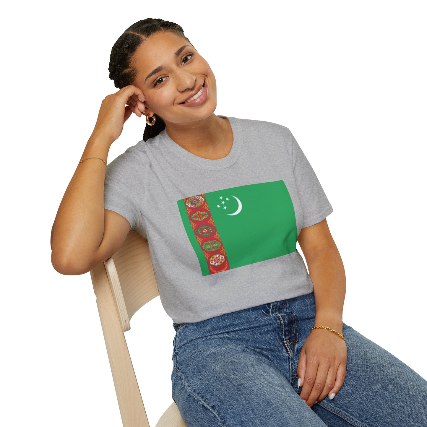 Unisex Softstyle T-Shirt -- Turkmenistan