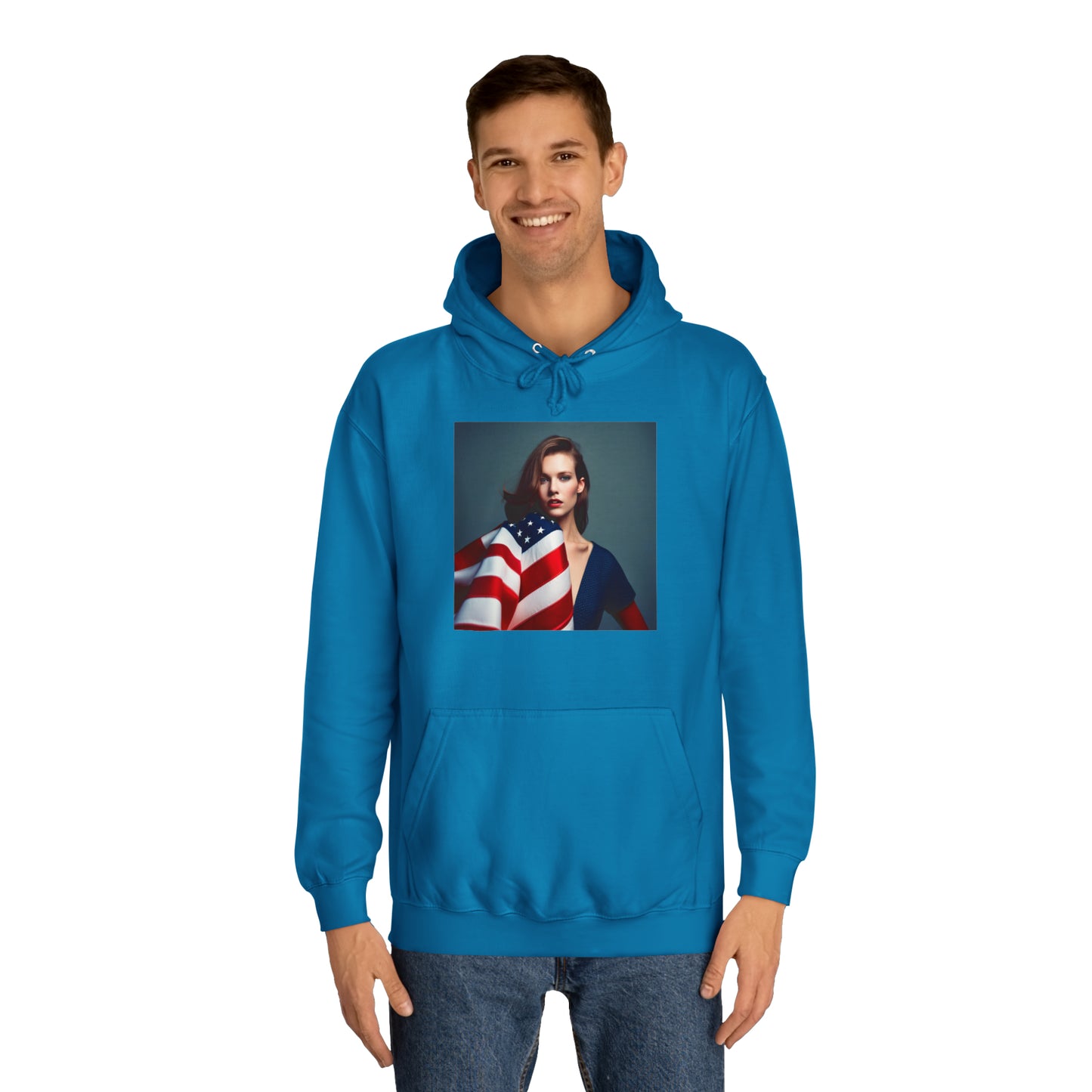 Unisex College Hoodie USA