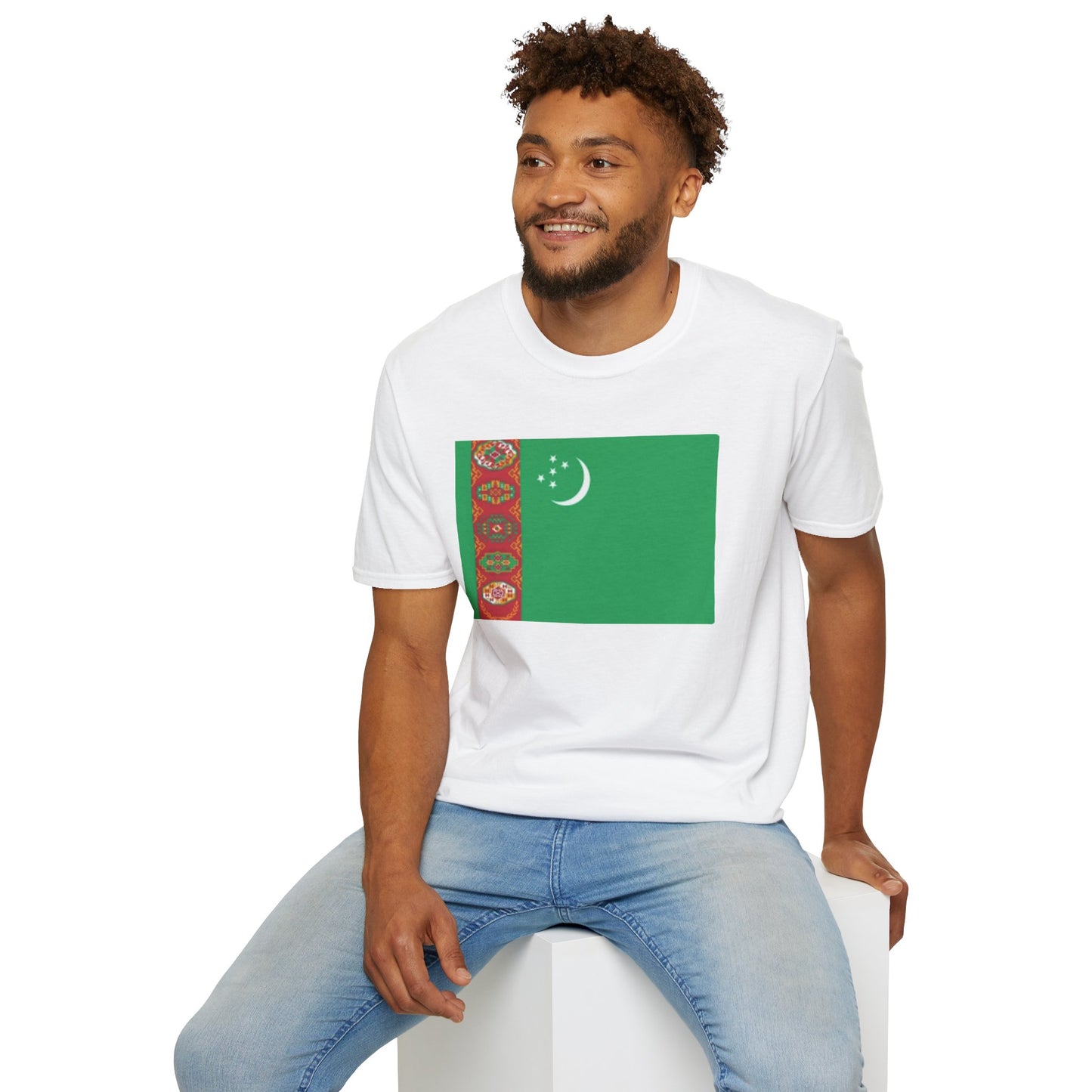 Unisex Softstyle T-Shirt -- Turkmenistan
