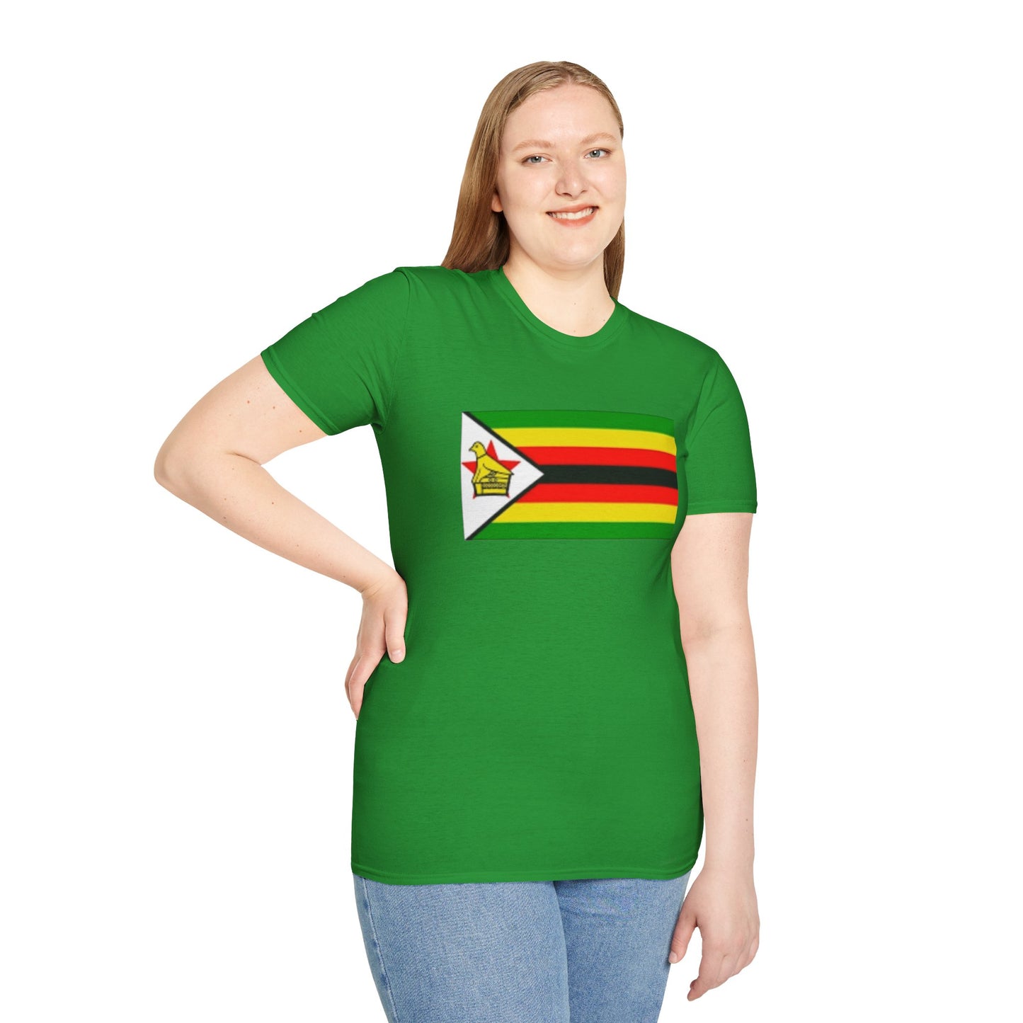 Unisex Softstyle T-Shirt -- Zimbabwe