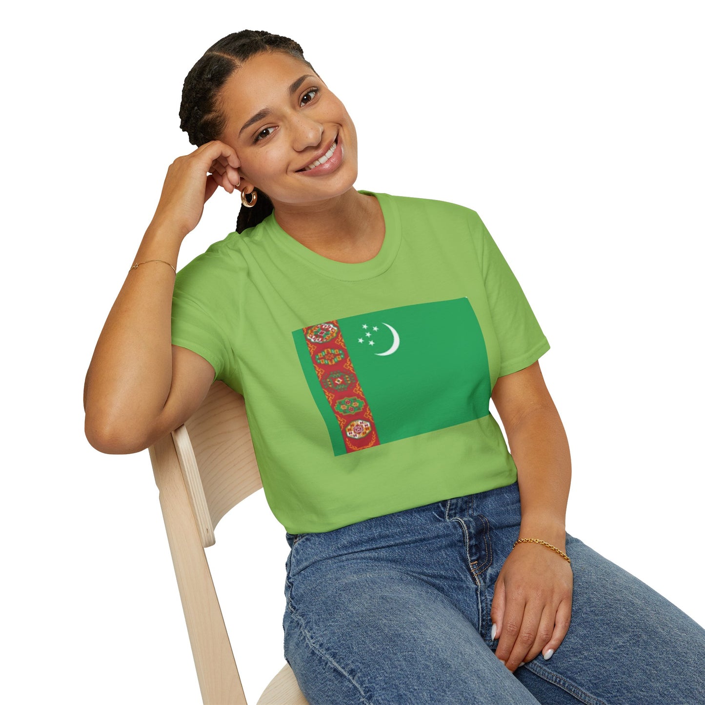 Unisex Softstyle T-Shirt -- Turkmenistan