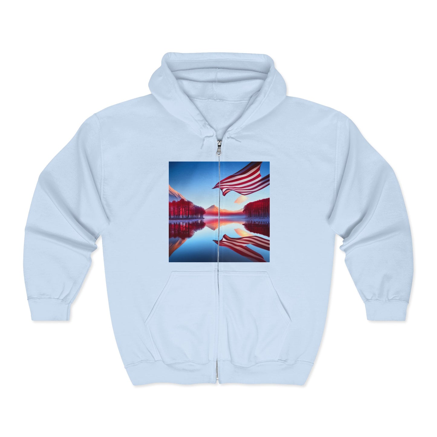 Unisex Heavy Blend™ Full Zip Hooded Sweatshirt ,-- USA