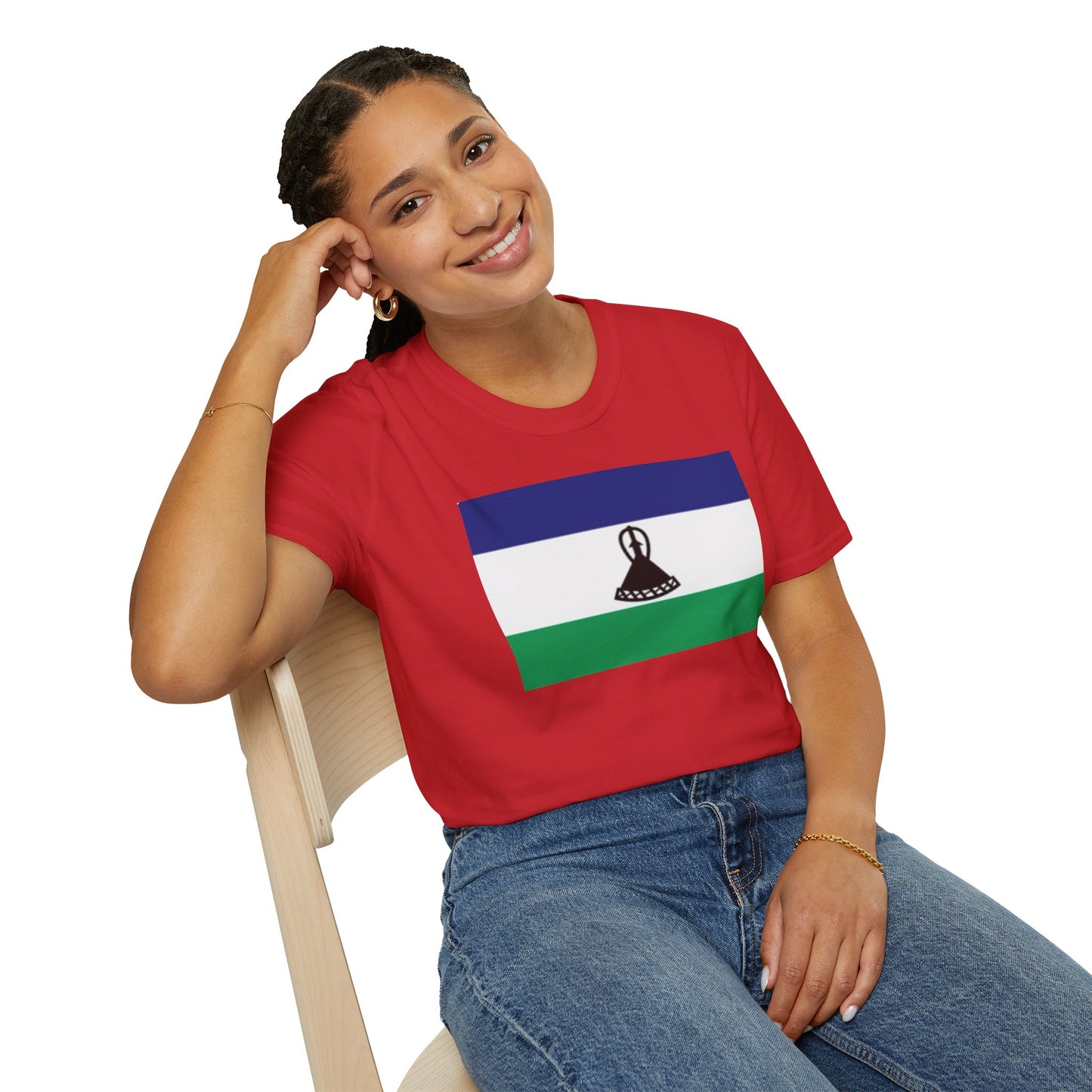 Unisex Softstyle T-Shirt -- Lesotho