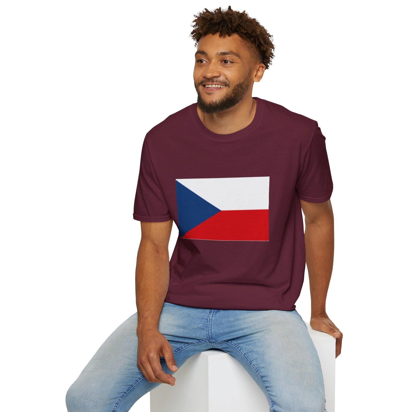 Unisex Softstyle T-Shirt -- Czechia