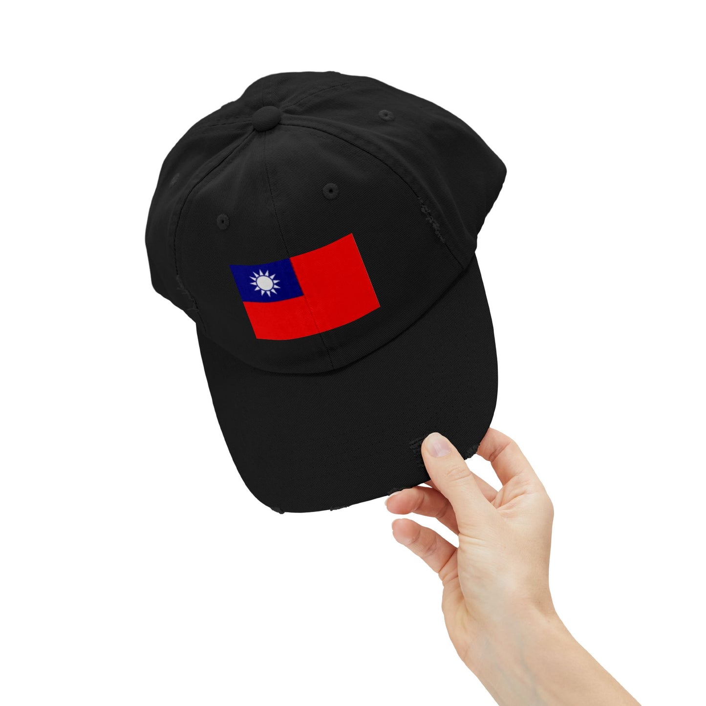 Unisex Distressed Cap -- Taiwan