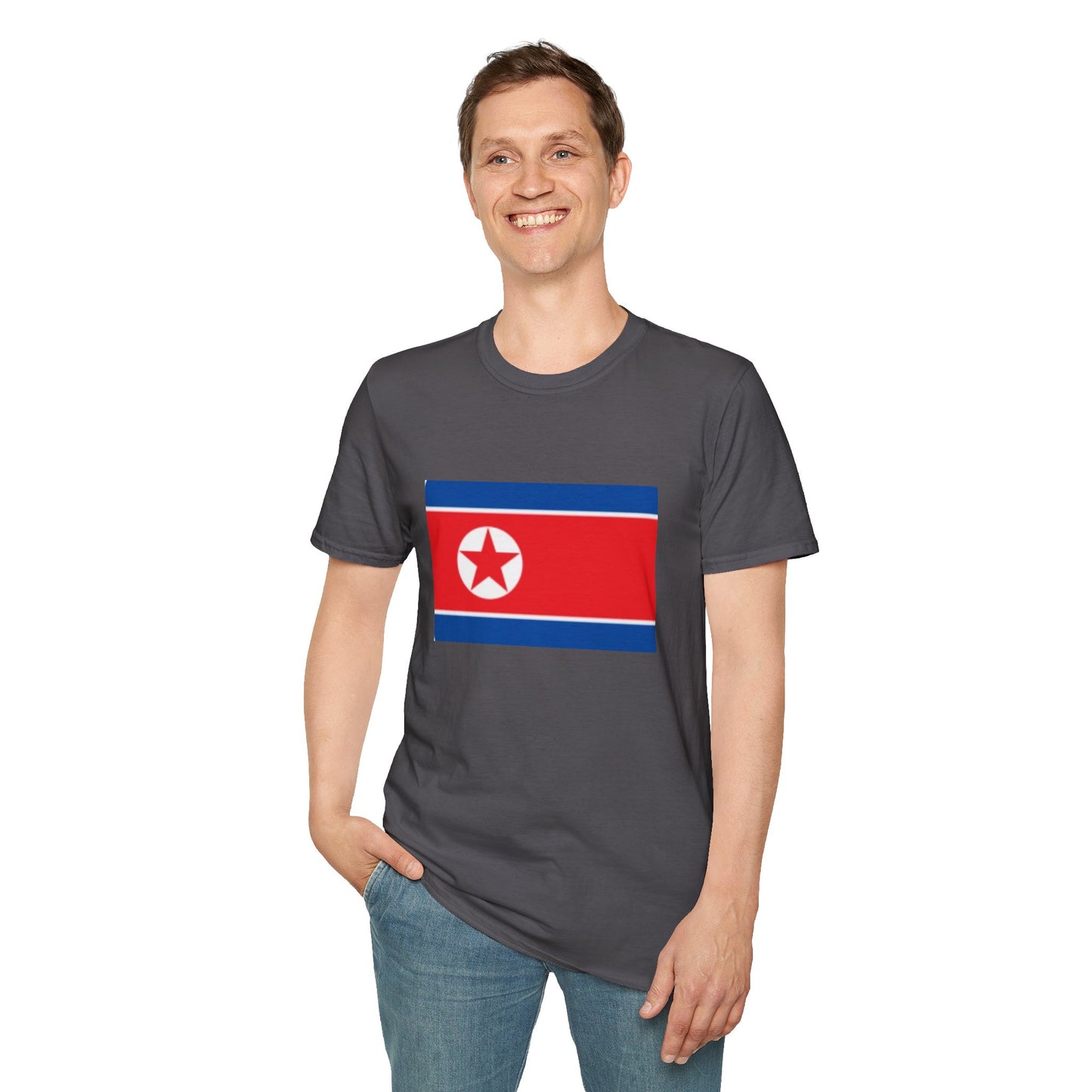 Unisex Softstyle T-Shirt -- North Korea