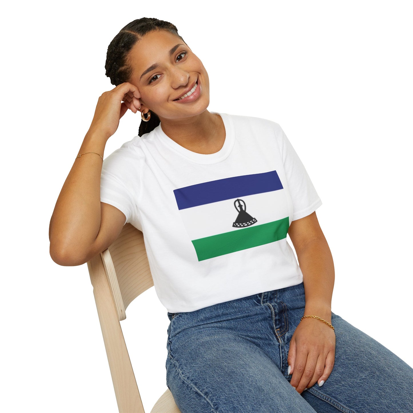 Unisex Softstyle T-Shirt -- Lesotho
