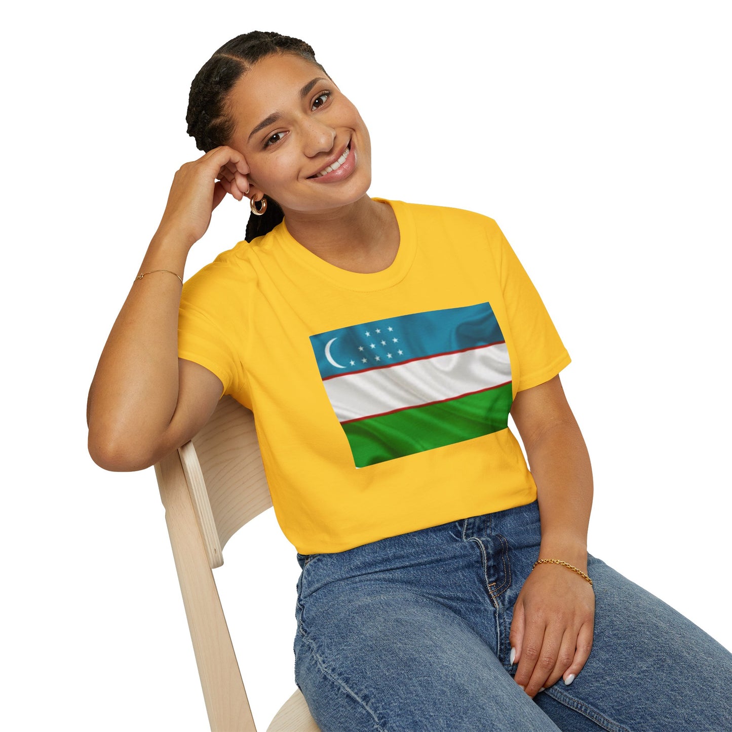 Unisex Softstyle T-Shirt -- Uzbekistan