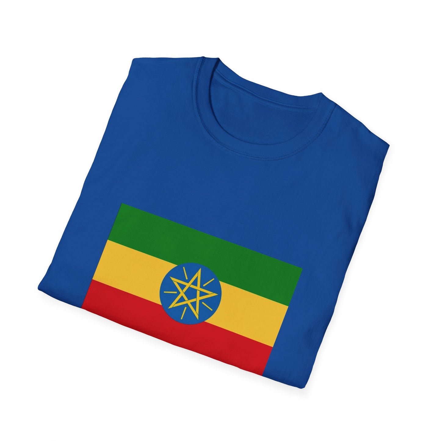Unisex Softstyle T-Shirt -- Ethiopia Federal Flag