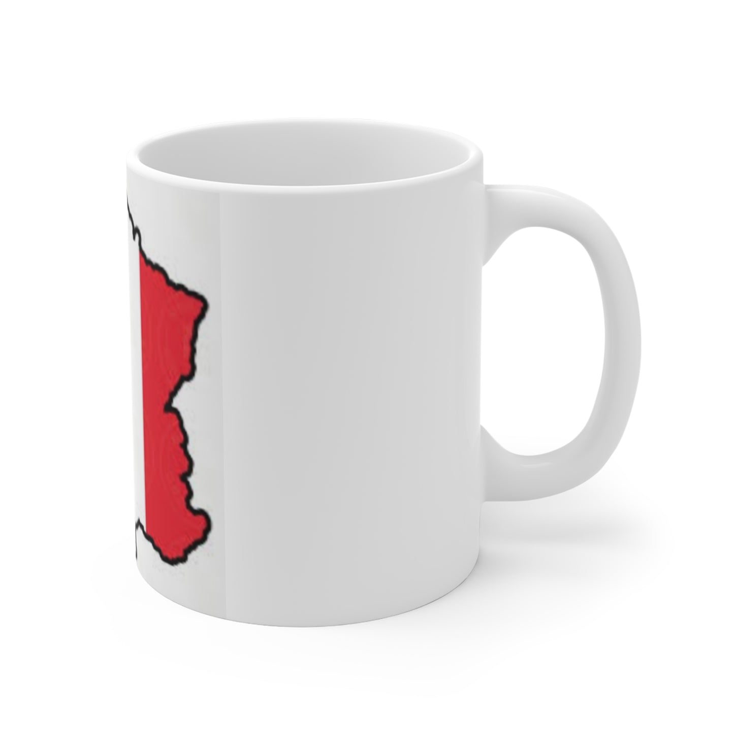 Mug 11oz -- France Flag and map