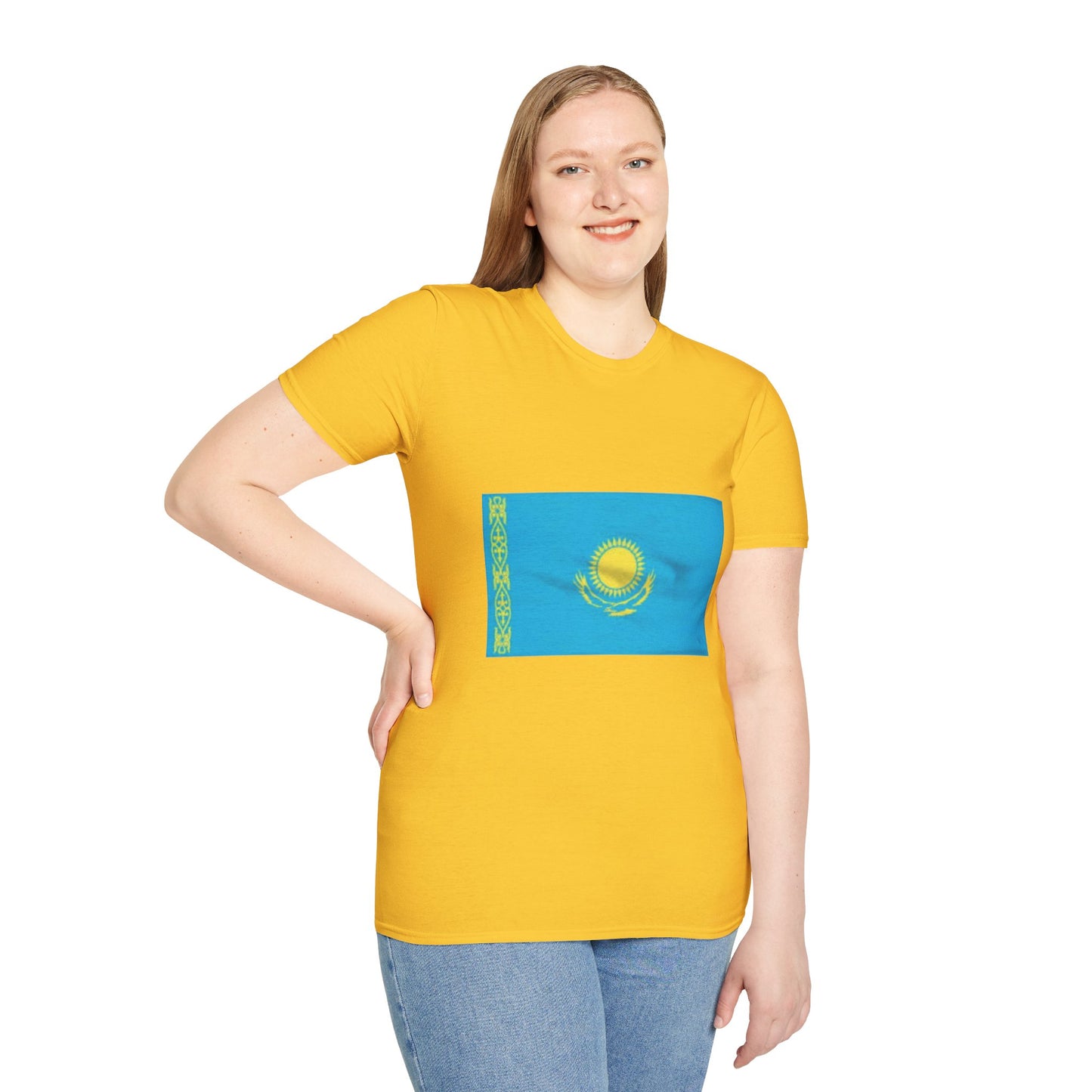 Unisex Softstyle T-Shirt -- Kazakhstan