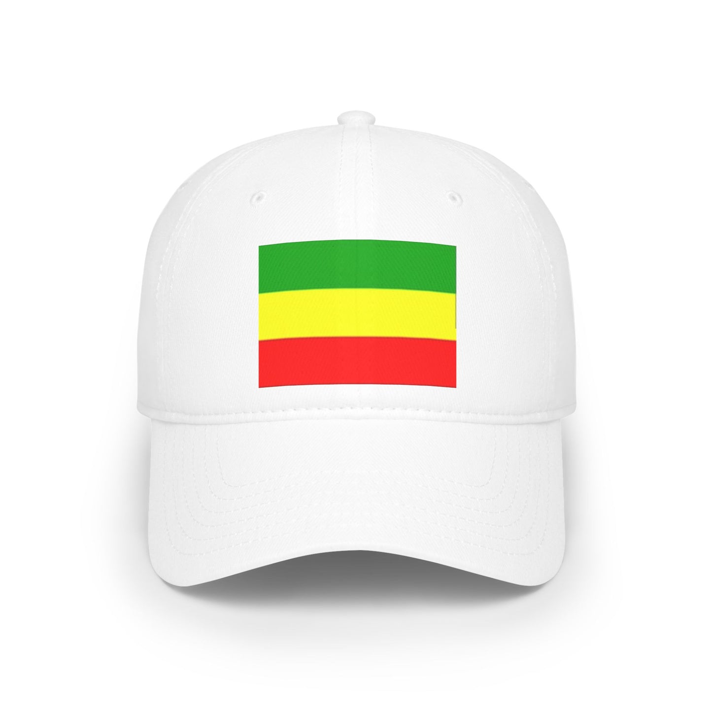 Low Profile Baseball Cap -- Ethiopan Flag no star