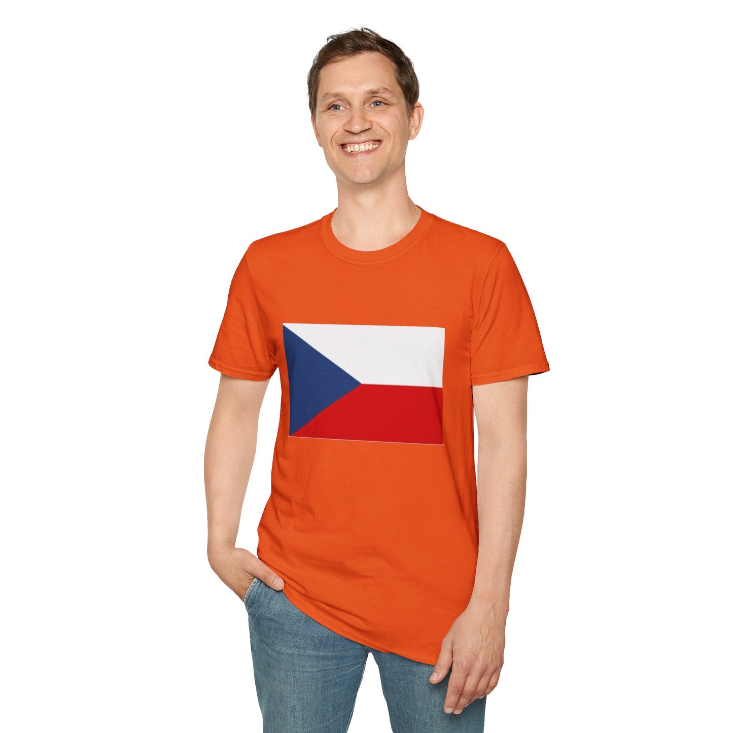Unisex Softstyle T-Shirt -- Czechia