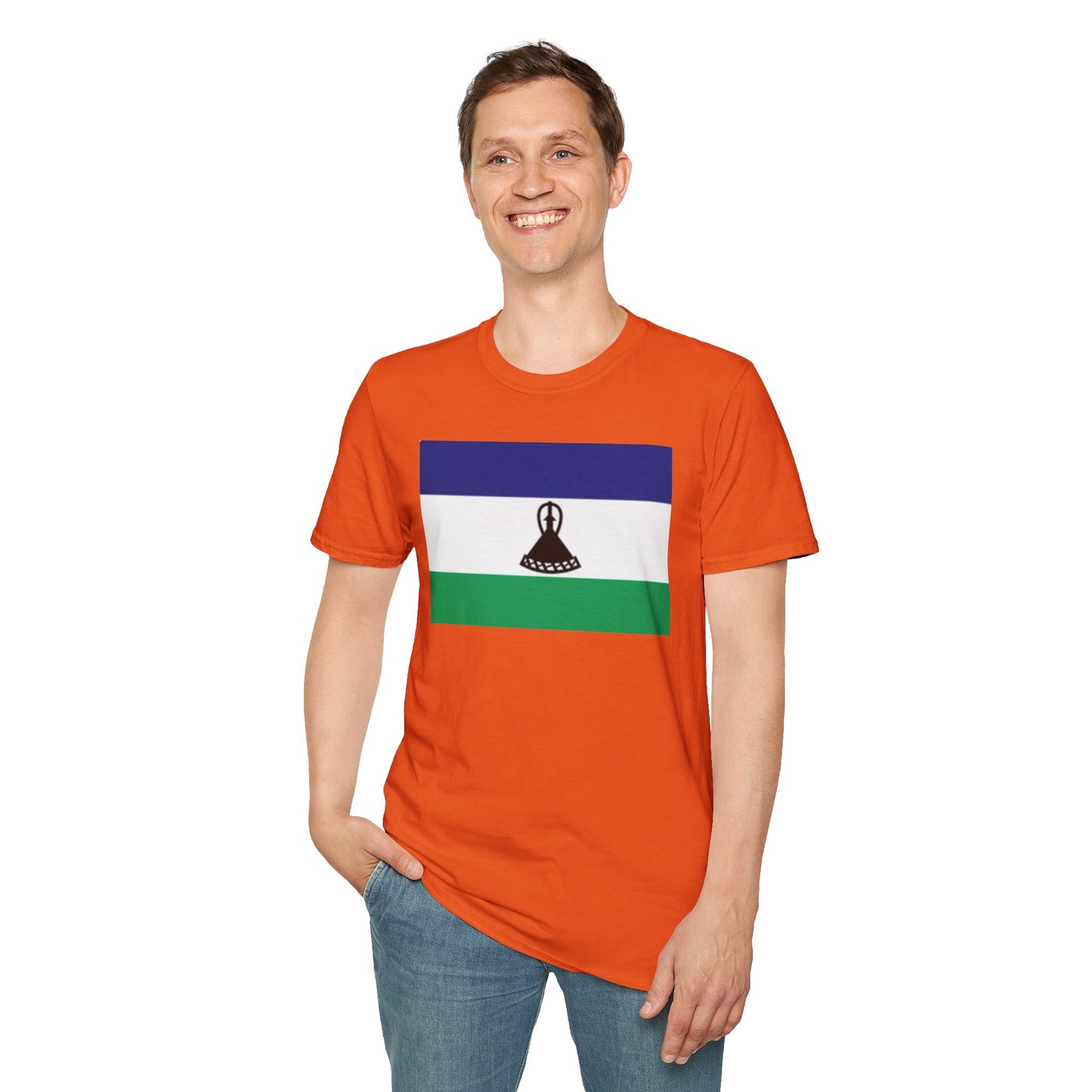 Unisex Softstyle T-Shirt -- Lesotho