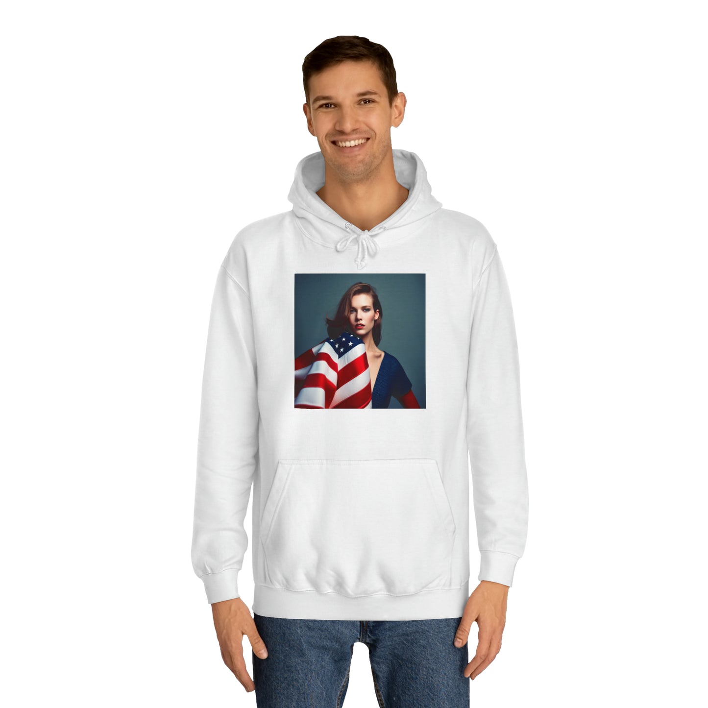 Unisex College Hoodie USA