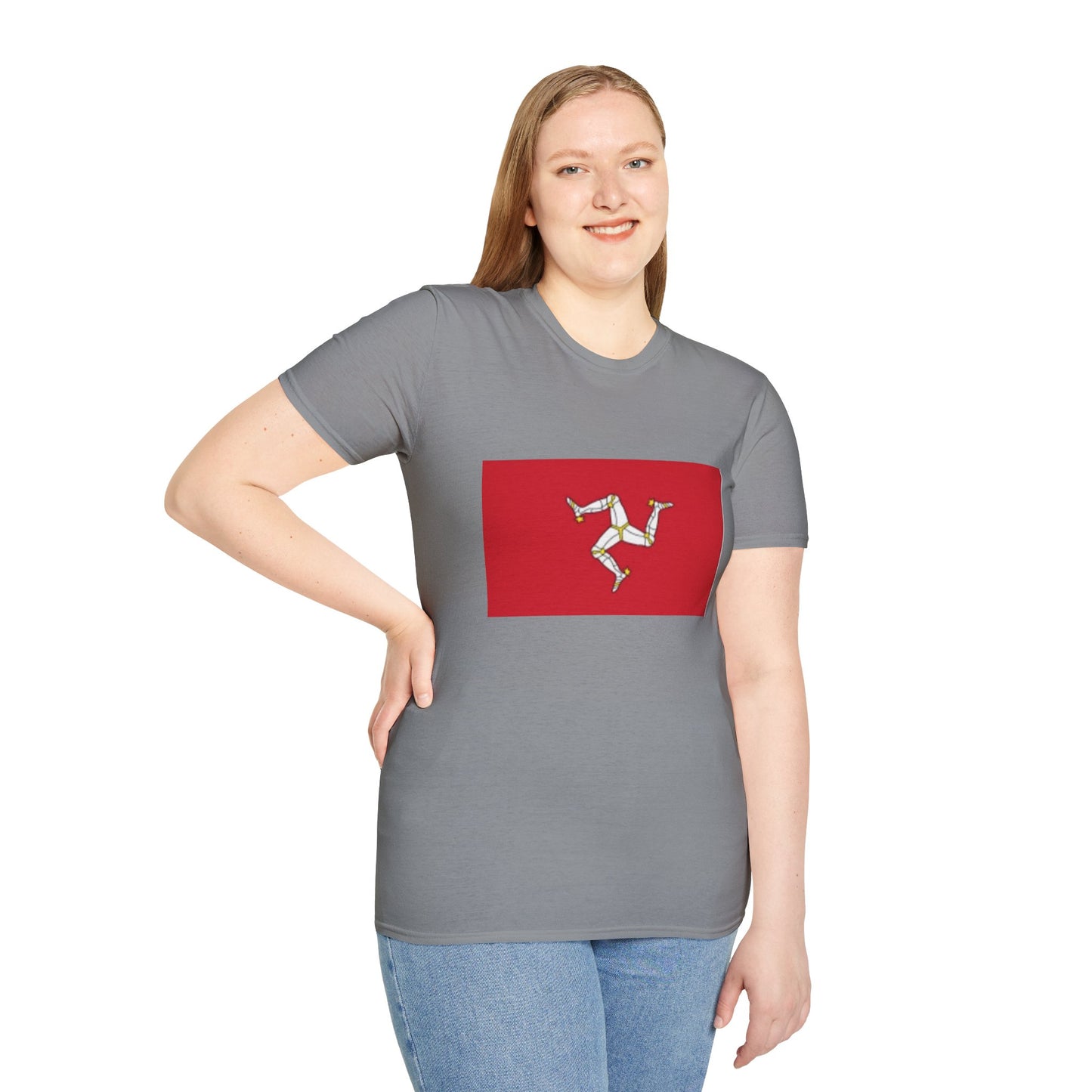 Unisex Softstyle T-Shirt -- Isle of Man
