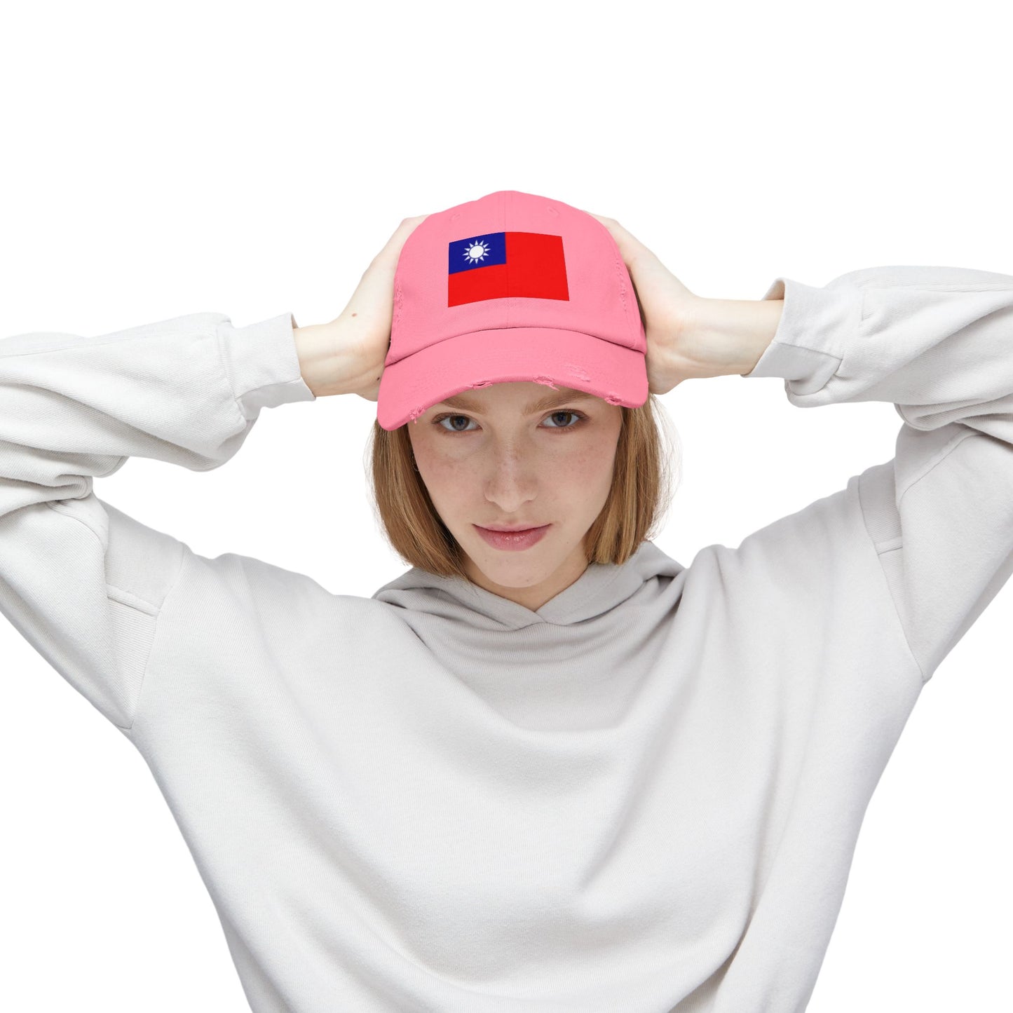 Unisex Distressed Cap -- Taiwan