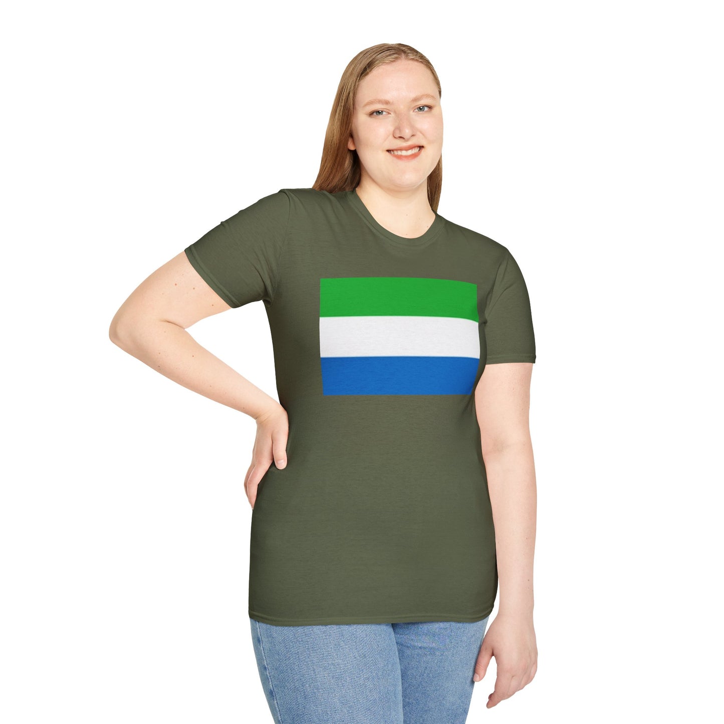 Unisex Softstyle T-Shirt -- Sierra Leone