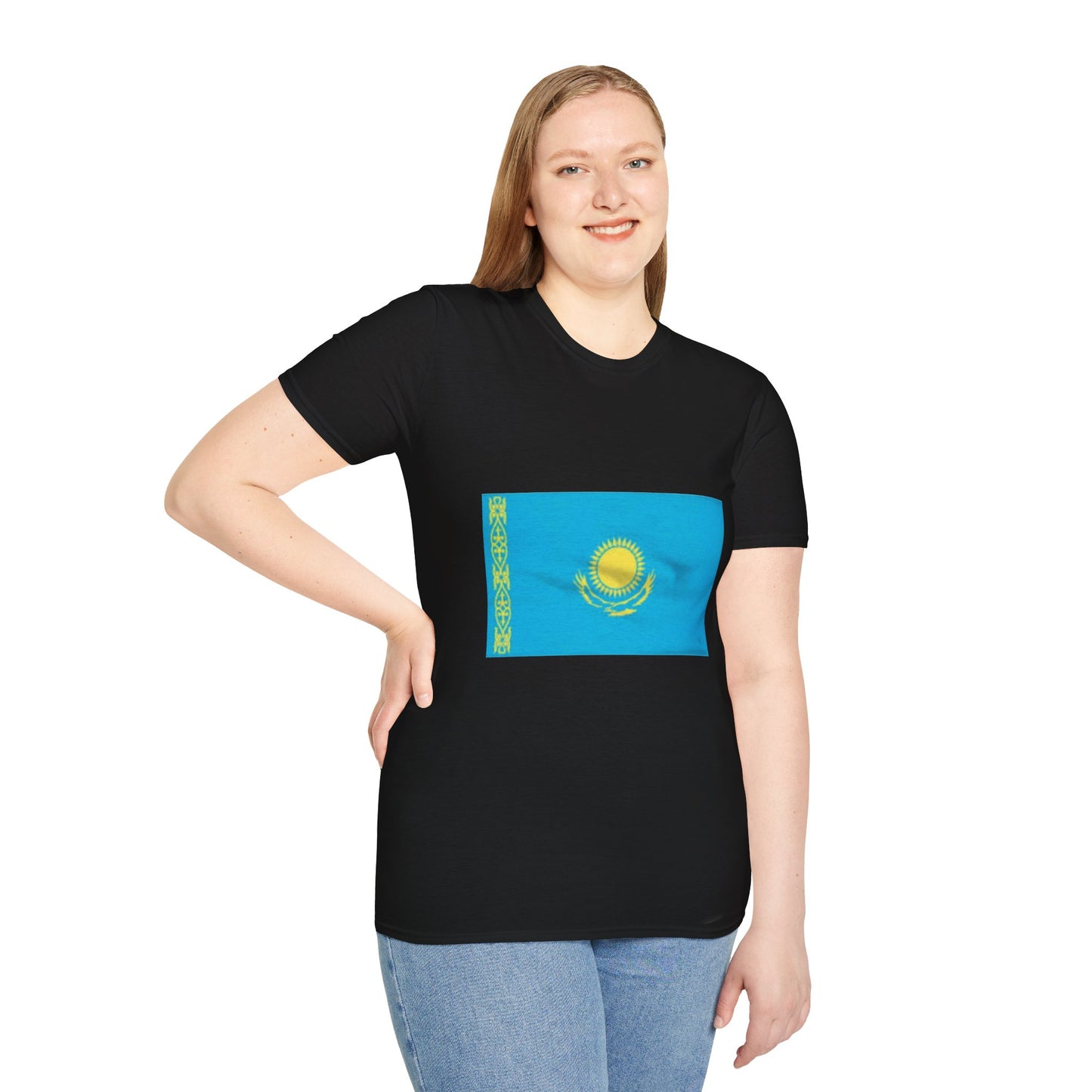 Unisex Softstyle T-Shirt -- Kazakhstan