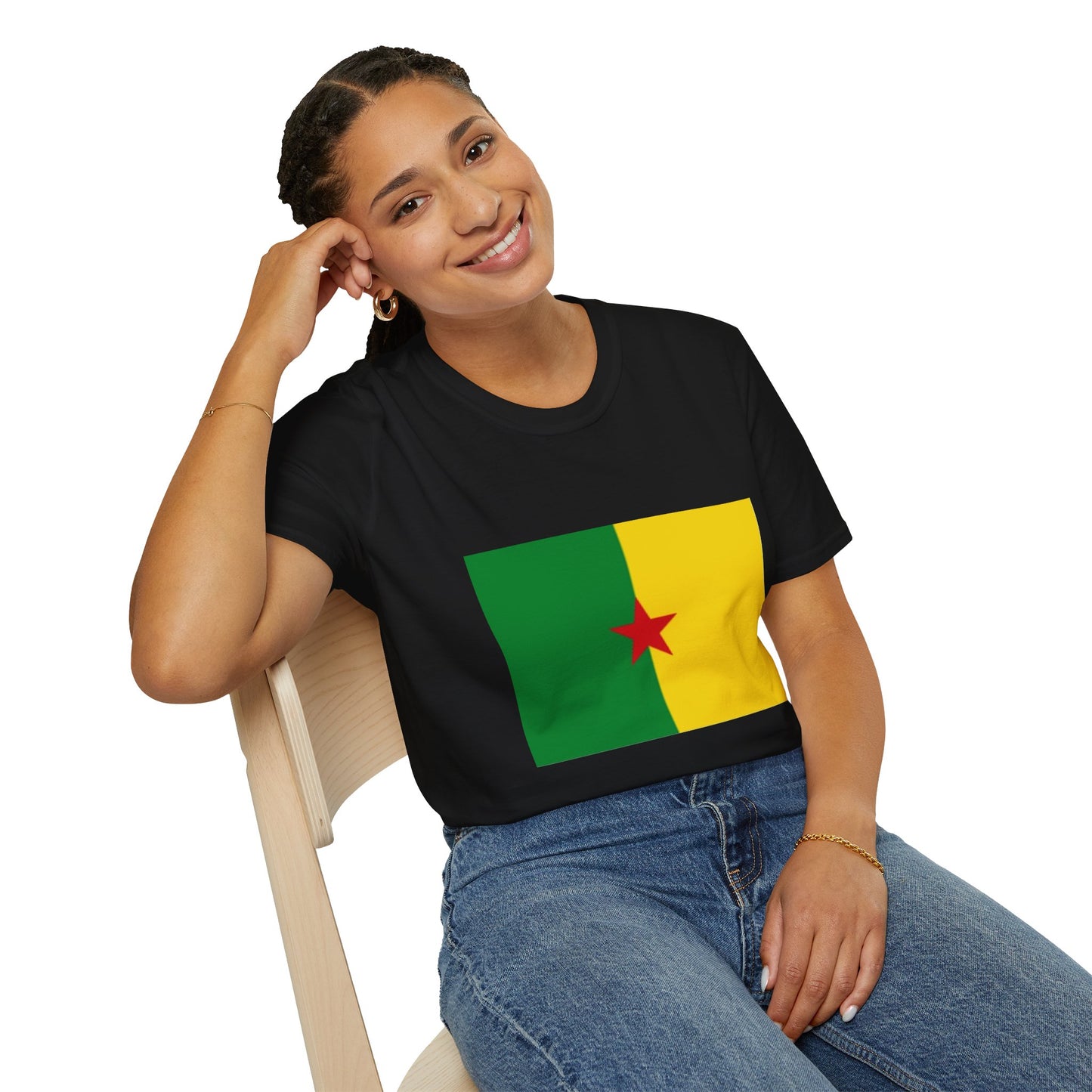 Unisex Softstyle T-Shirt -- French Guiana