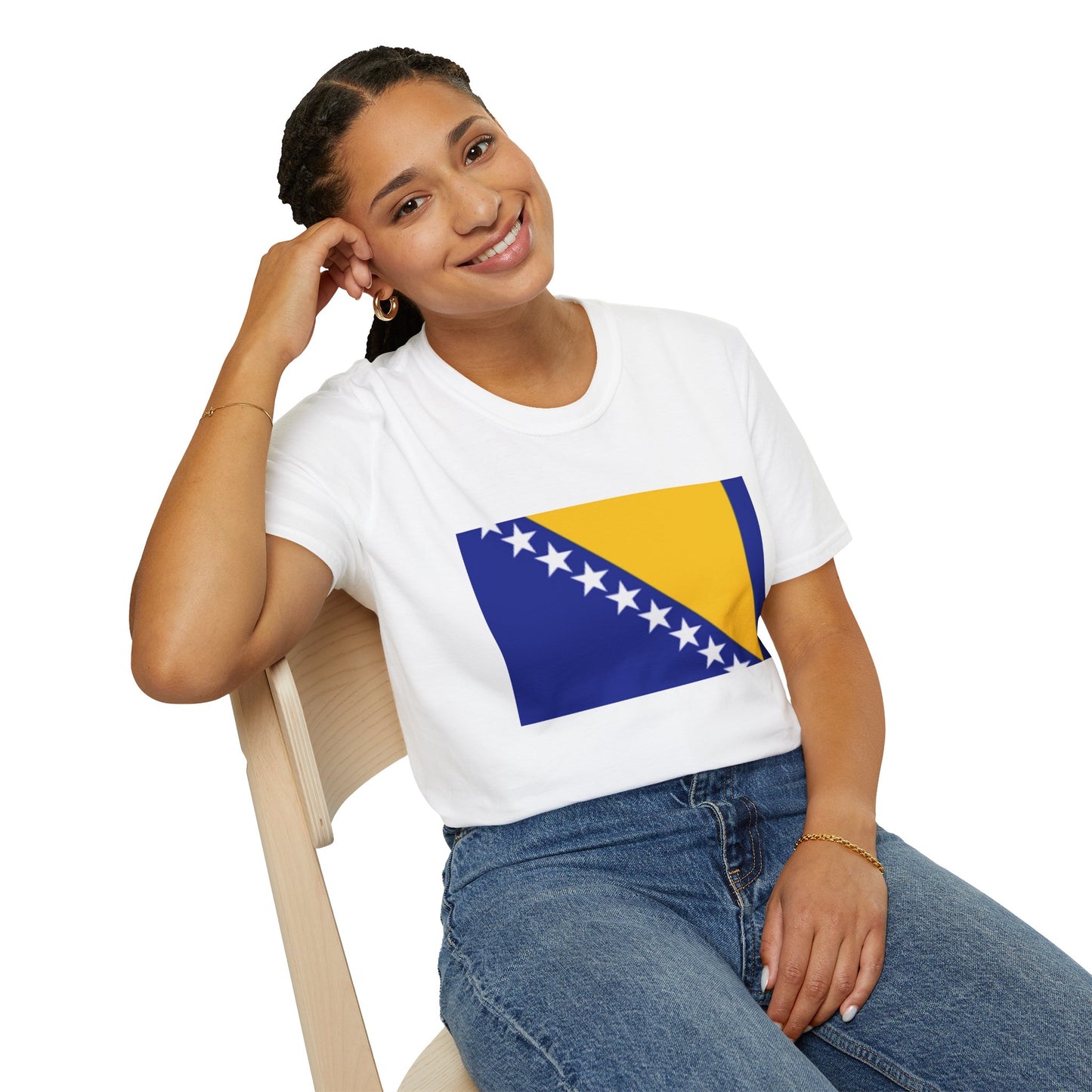 Unisex Softstyle T-Shirt -- Bosnia Herzegovina