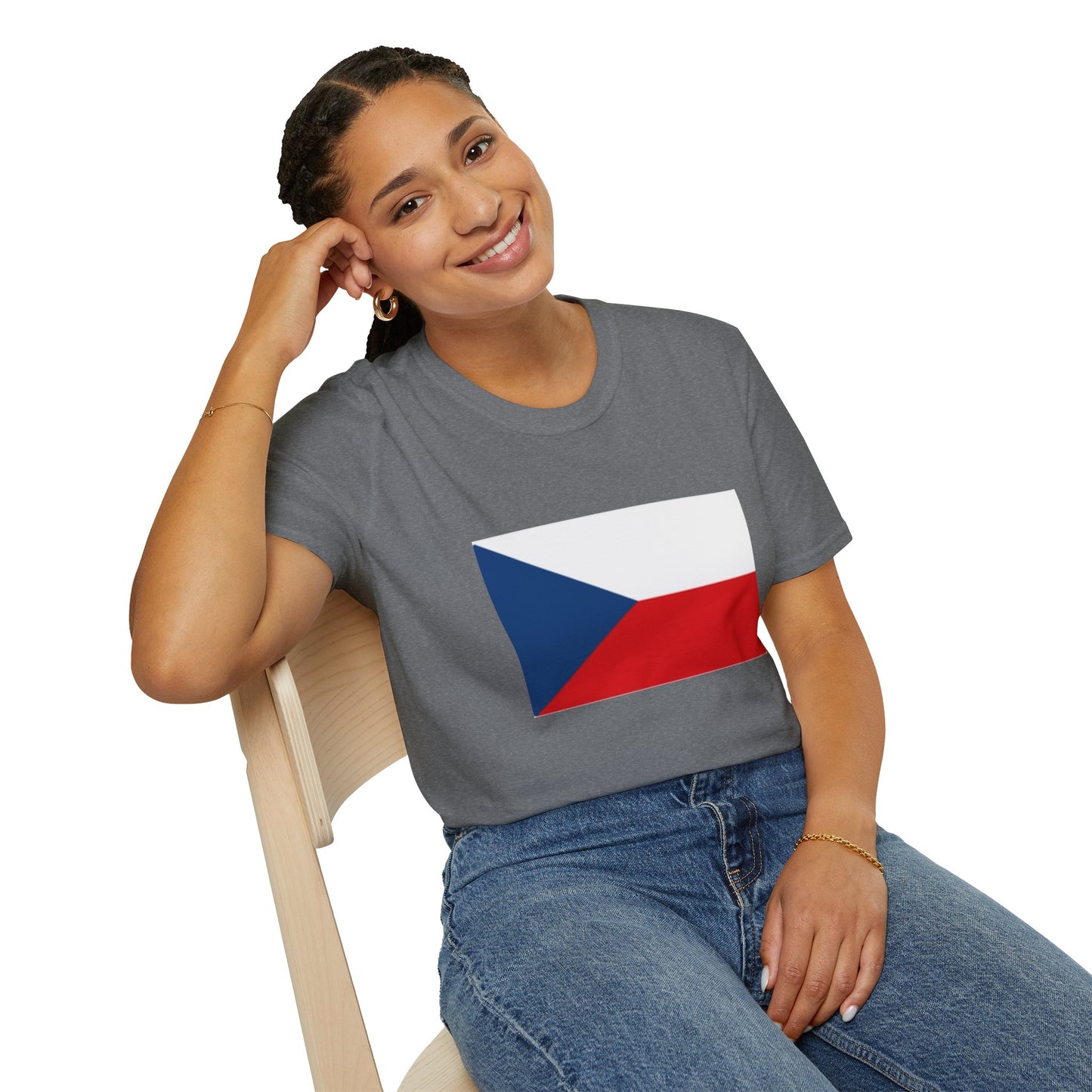 Unisex Softstyle T-Shirt -- Czechia
