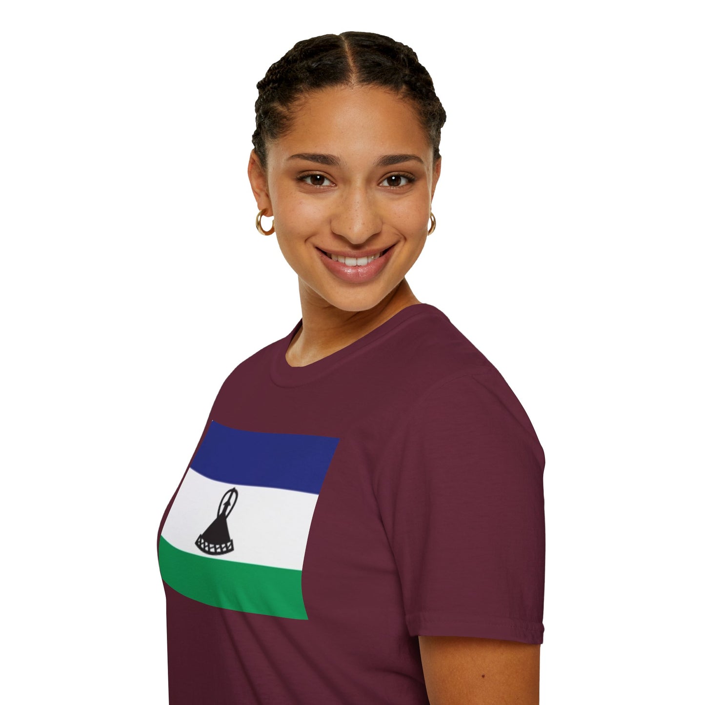 Unisex Softstyle T-Shirt -- Lesotho