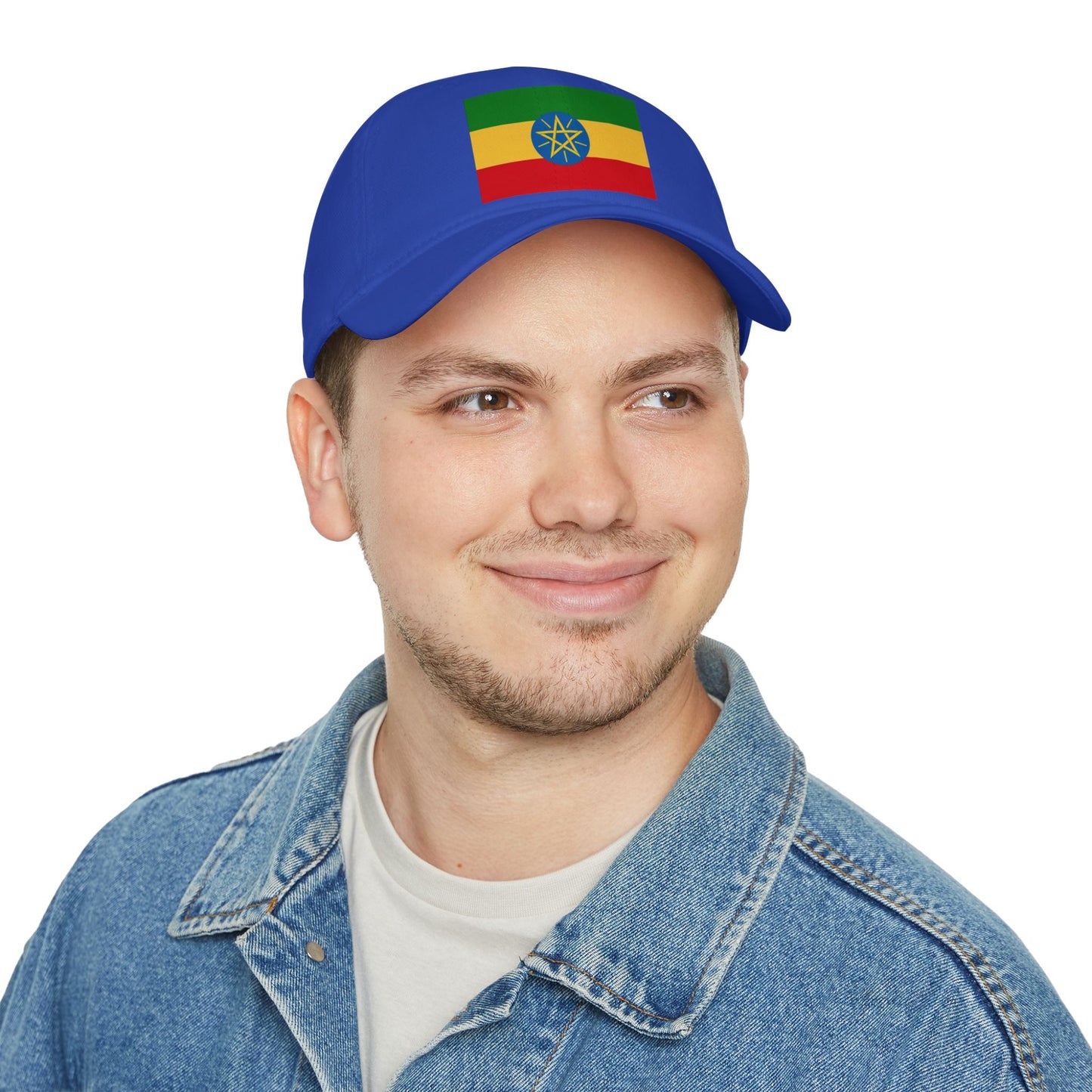 Low Profile Baseball Cap -- Ethiopian Federal Flag