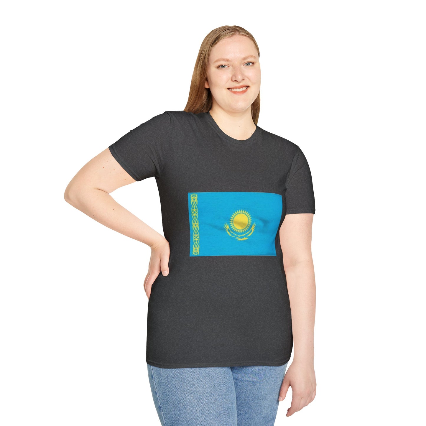 Unisex Softstyle T-Shirt -- Kazakhstan