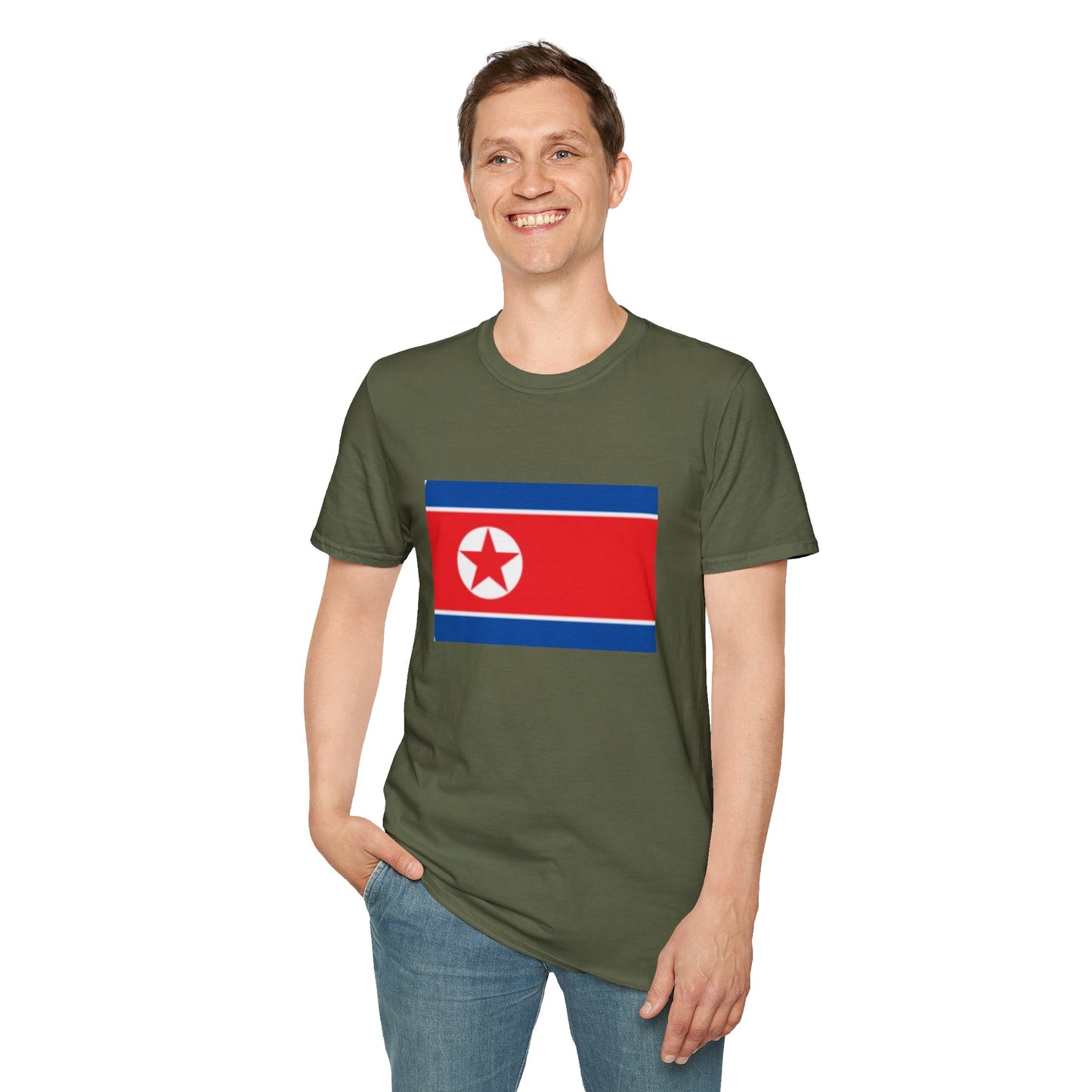 Unisex Softstyle T-Shirt -- North Korea