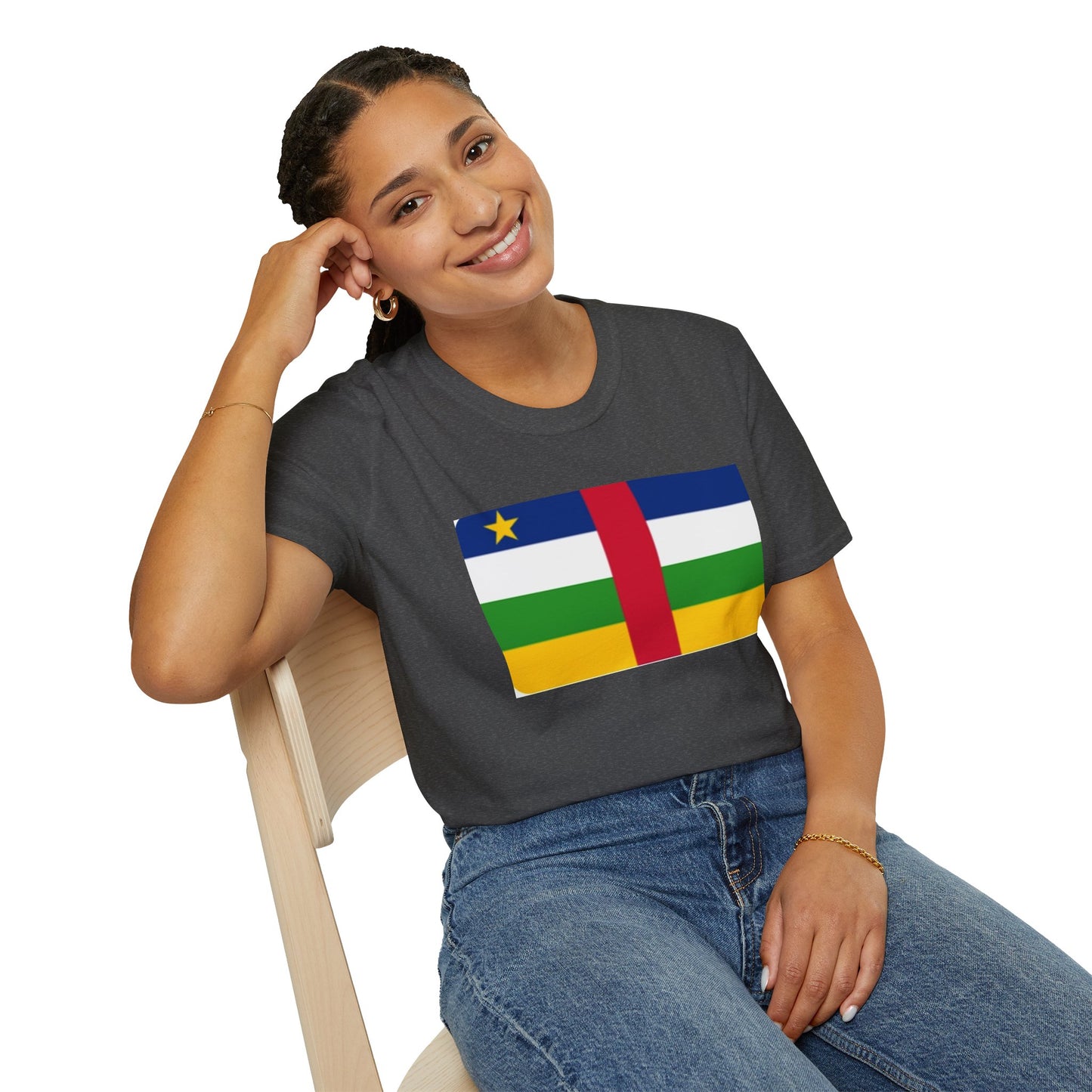 Unisex Softstyle T-Shirt - Central African Republic