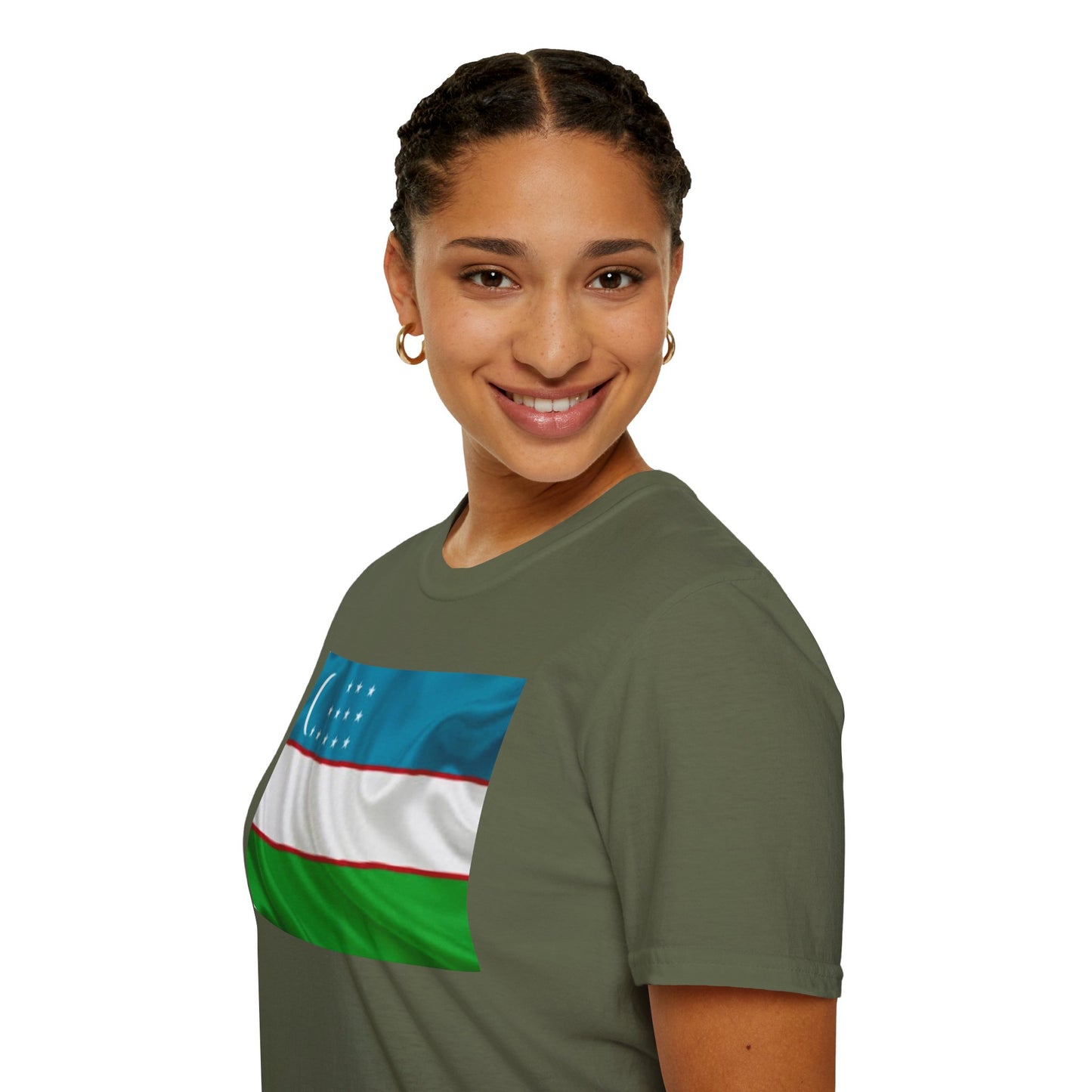 Unisex Softstyle T-Shirt -- Uzbekistan