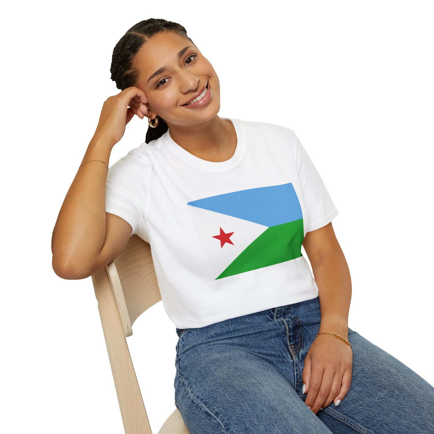 Unisex Softstyle T-Shirt -- Djibouti