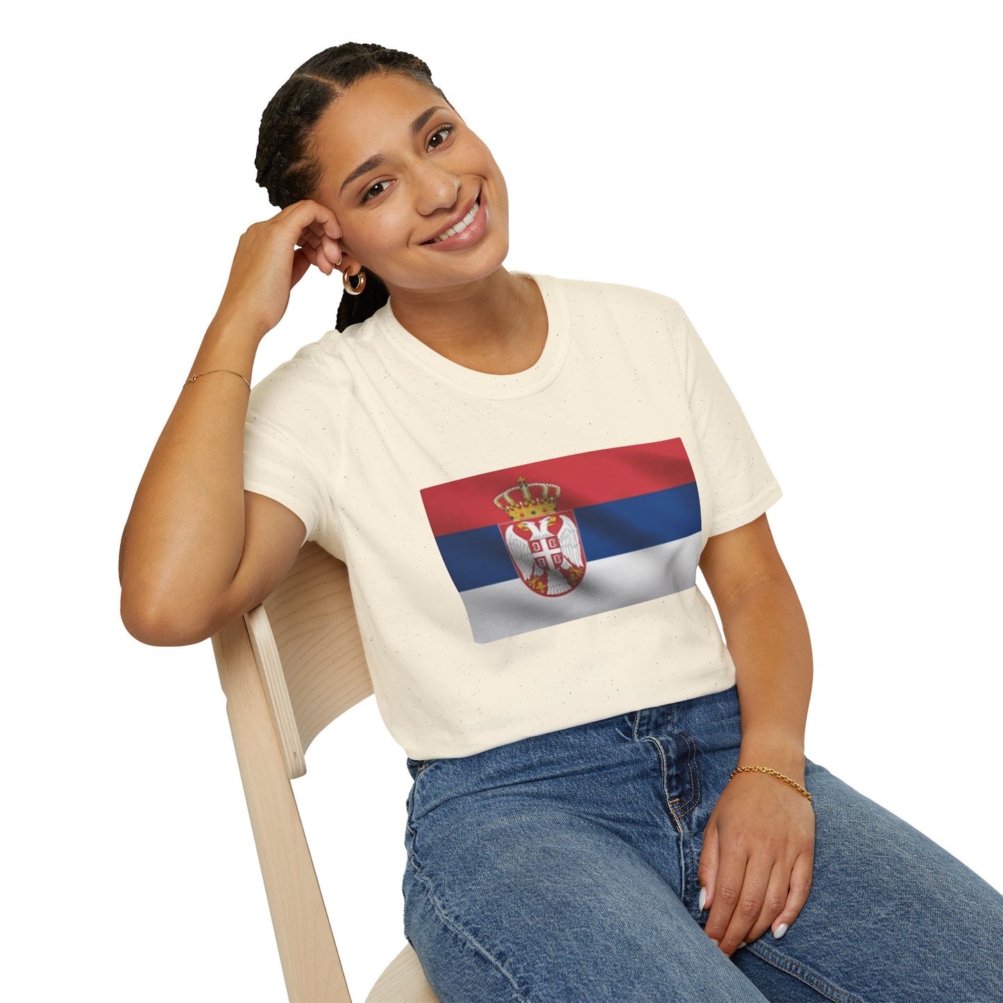 Unisex Softstyle T-Shirt -- Serbia