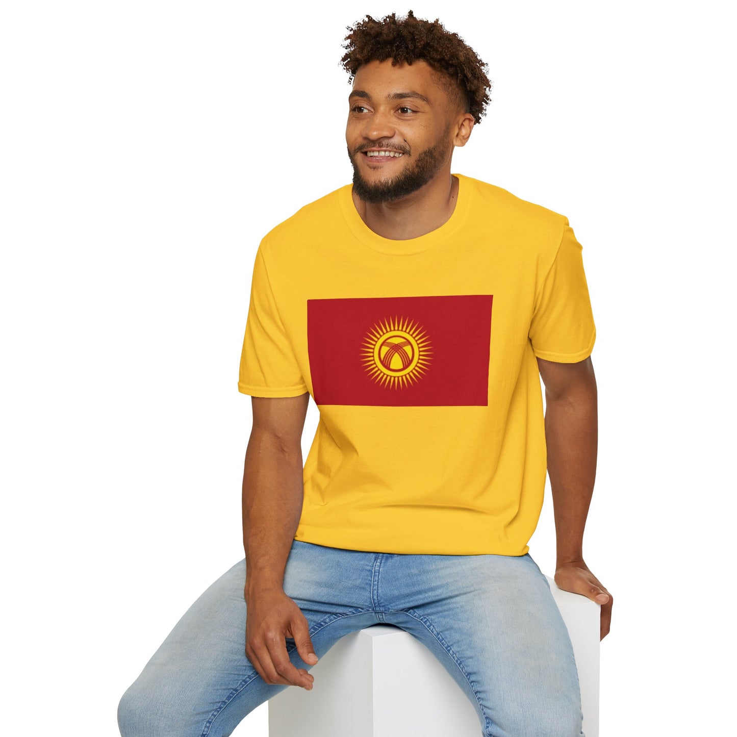 Unisex Softstyle T-Shirt -- Kyrgyzstan
