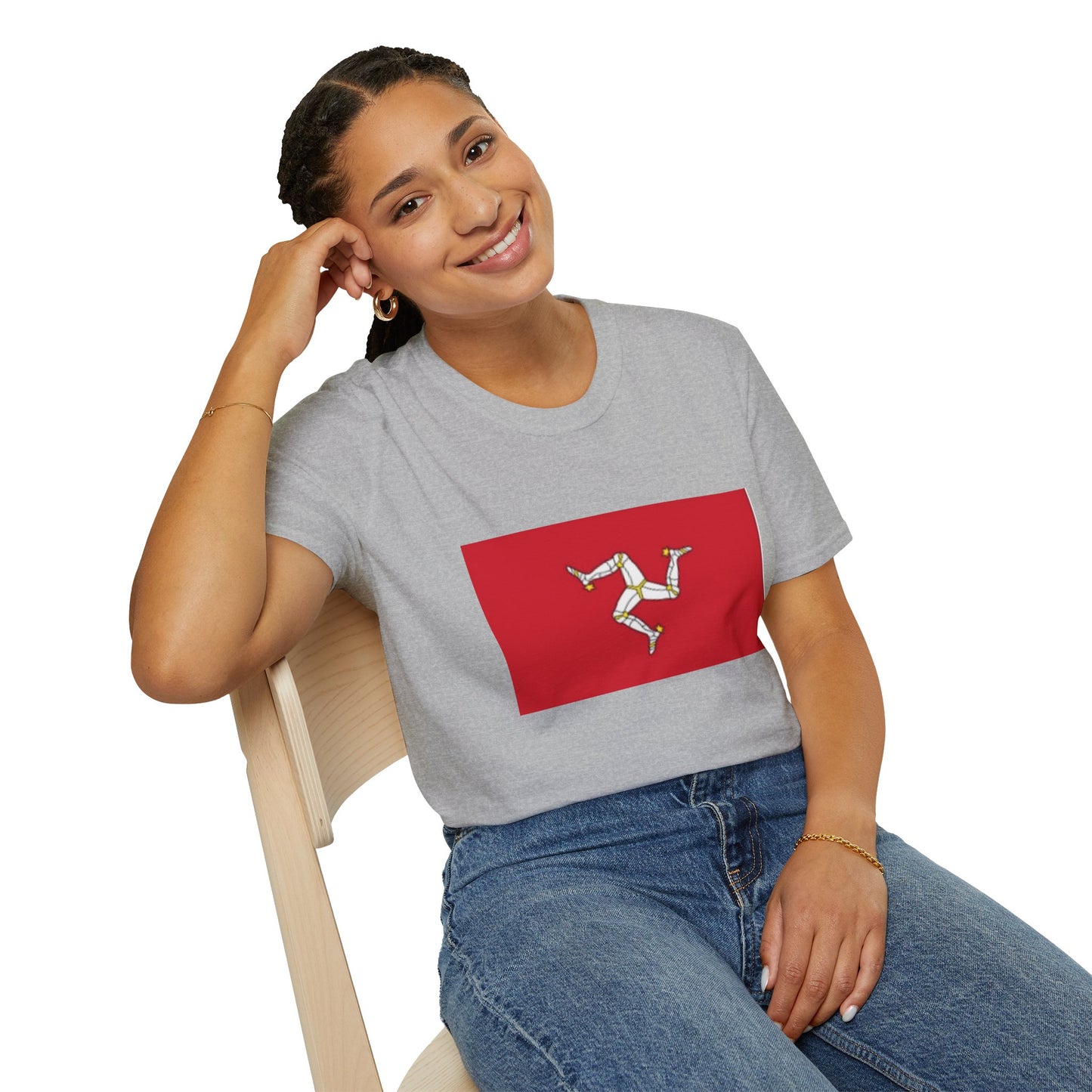 Unisex Softstyle T-Shirt -- Isle of Man