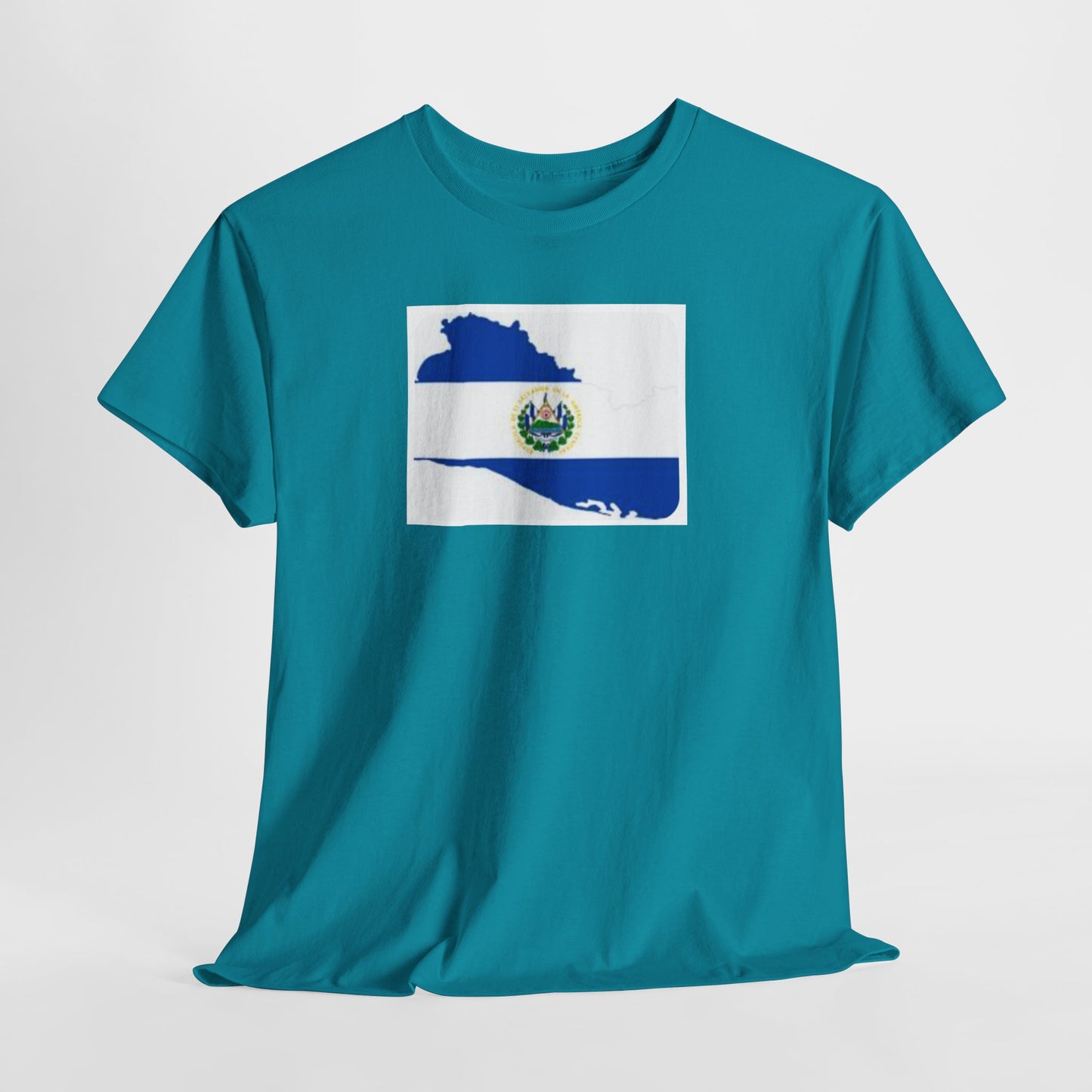 Unisex Heavy Cotton Tee -- el Salvador flag and map