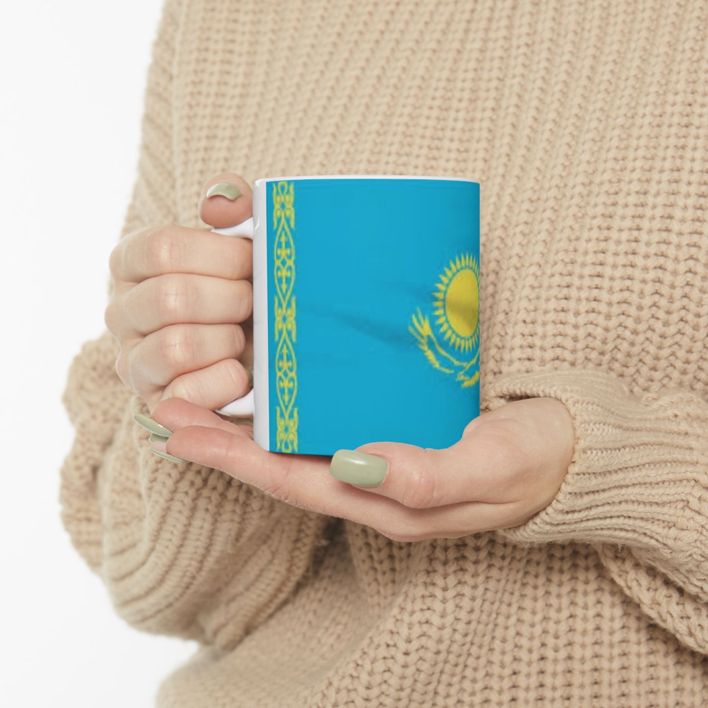 Ceramic Mug, 11oz -- Kazakhstan