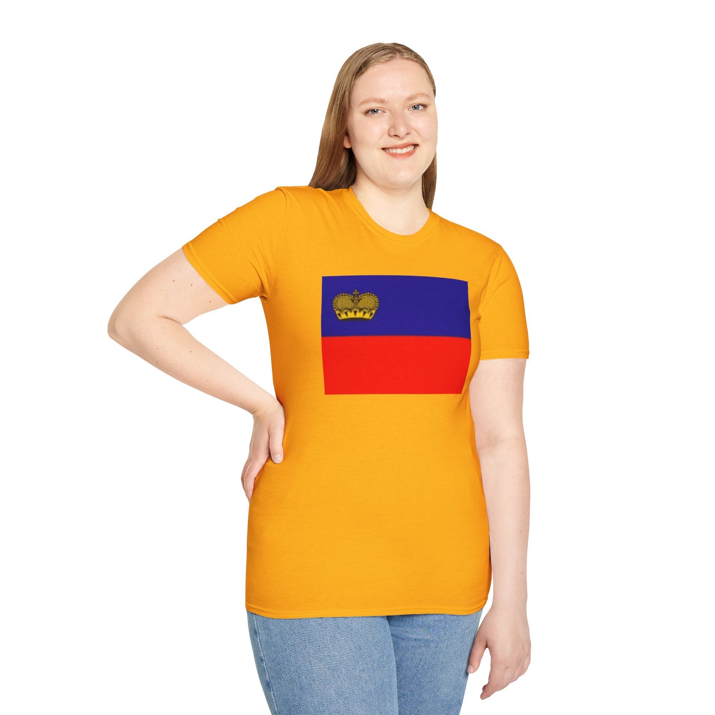 Unisex Softstyle T-Shirt -- Liechtenstein