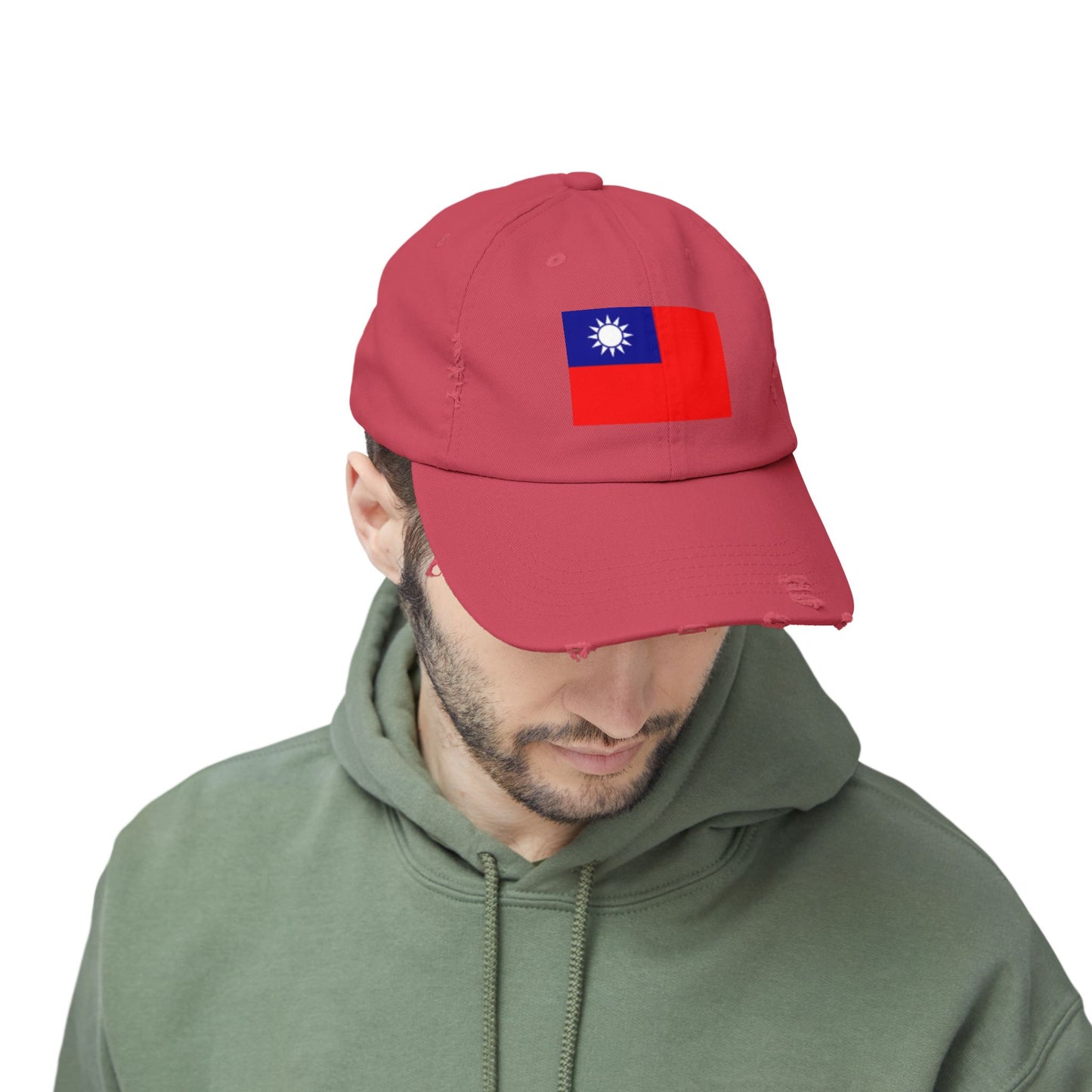 Unisex Distressed Cap -- Taiwan