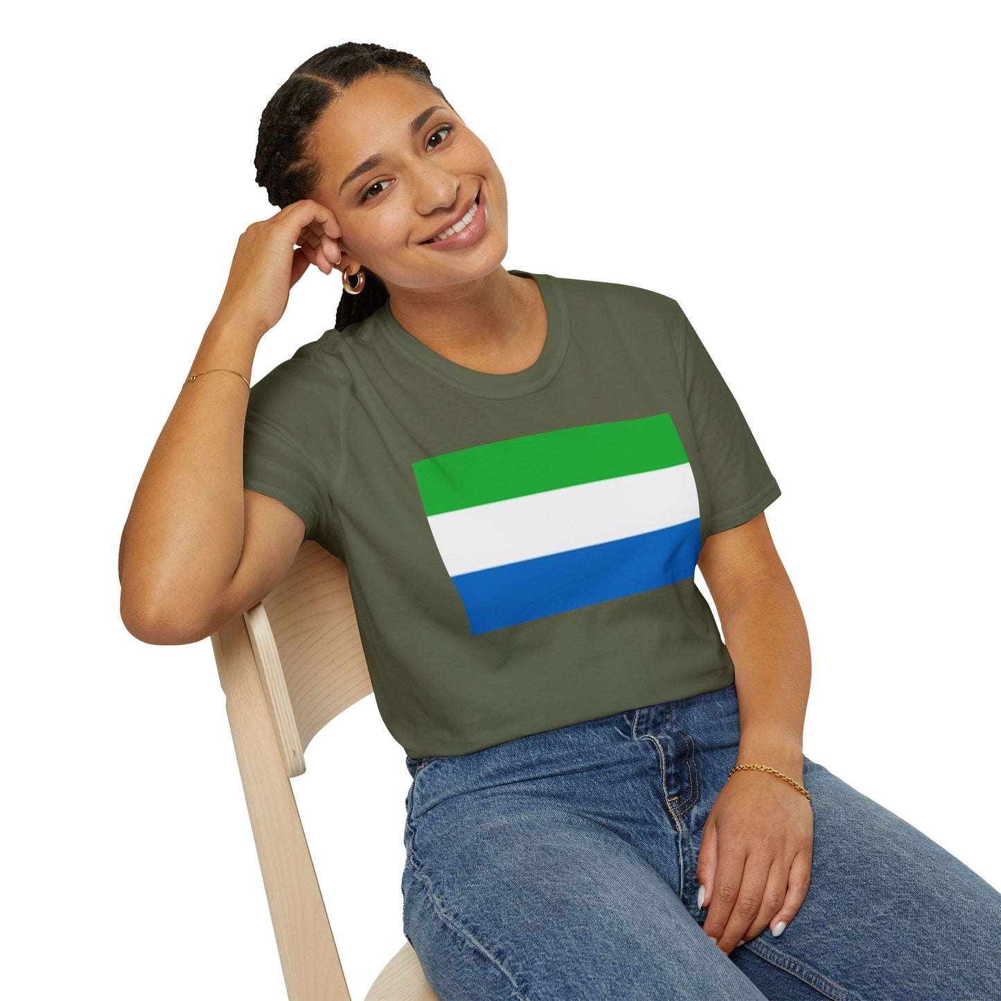 Unisex Softstyle T-Shirt -- Sierra Leone