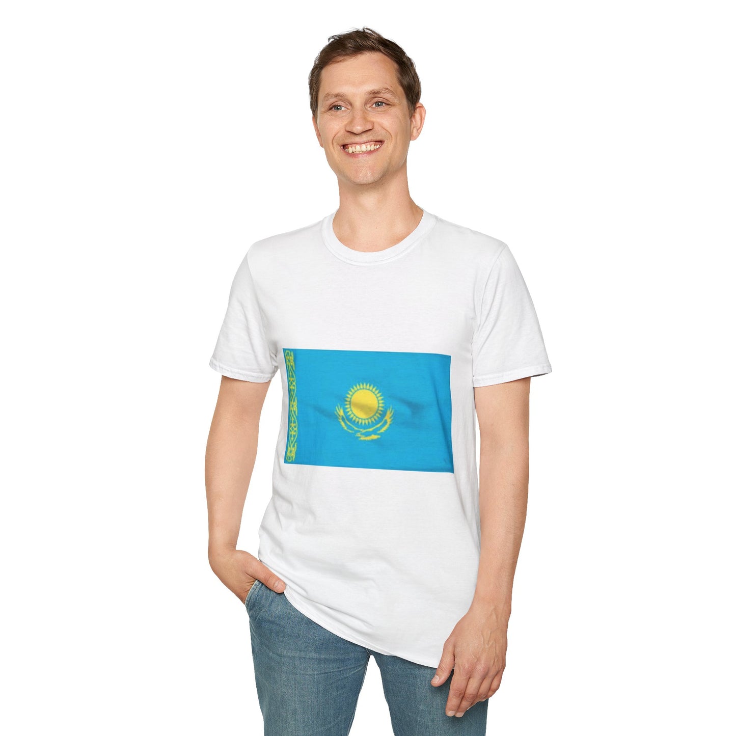 Unisex Softstyle T-Shirt -- Kazakhstan