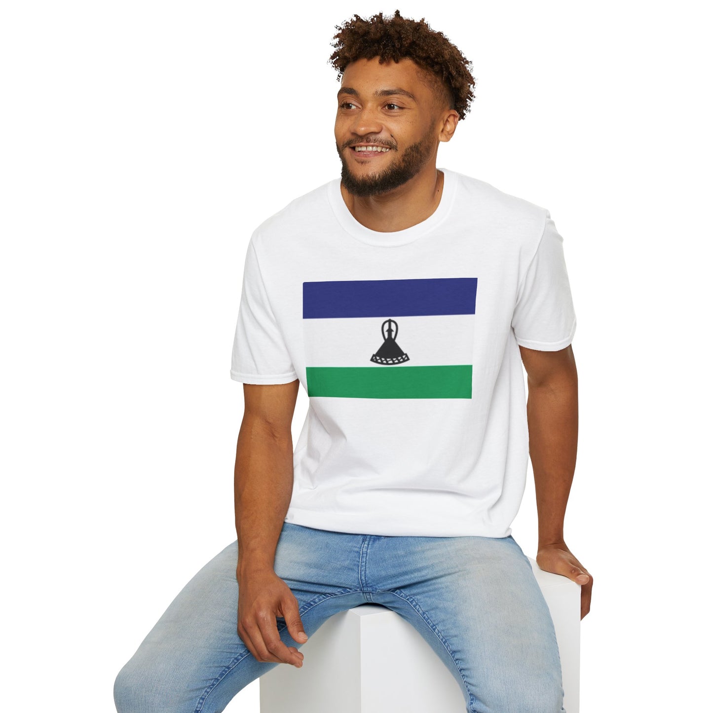 Unisex Softstyle T-Shirt -- Lesotho