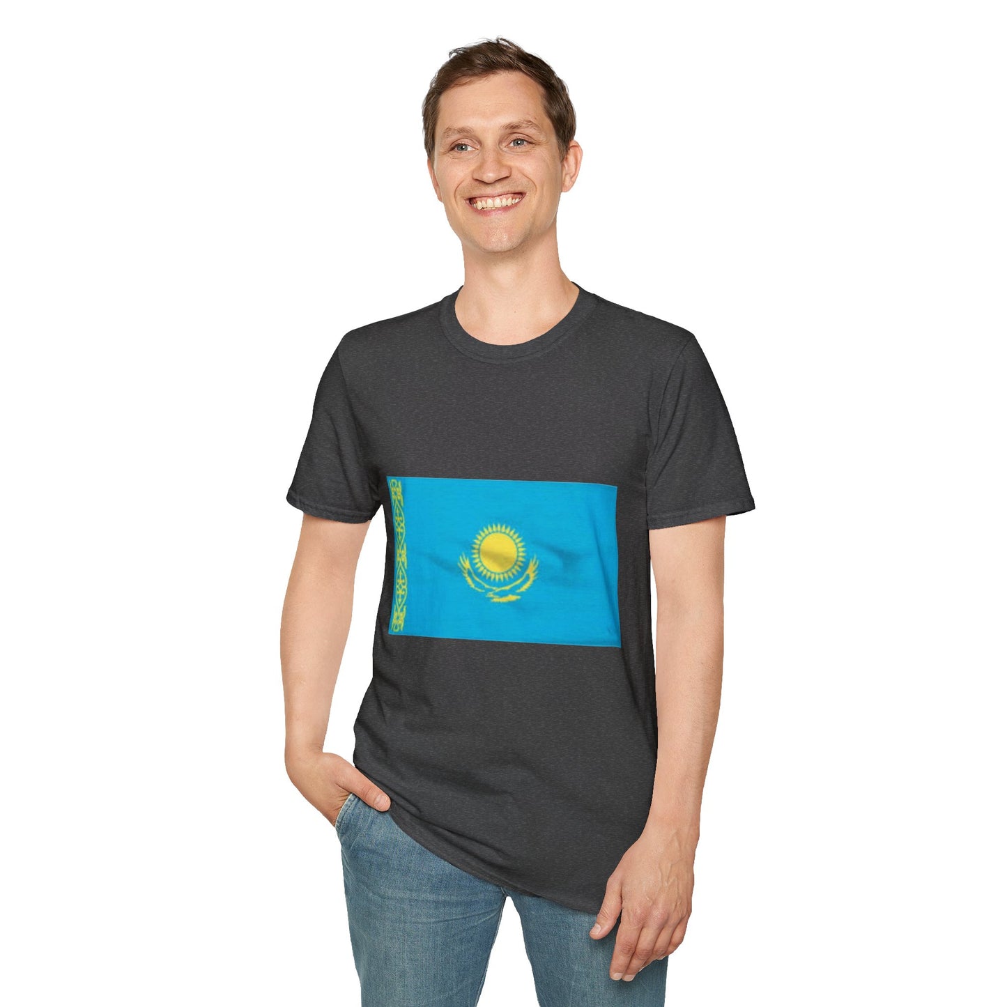 Unisex Softstyle T-Shirt -- Kazakhstan
