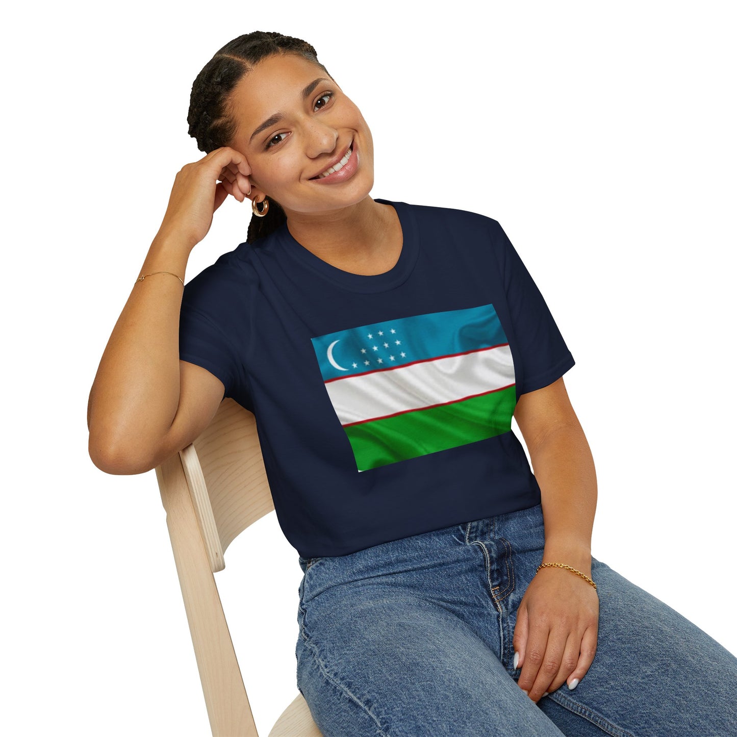 Unisex Softstyle T-Shirt -- Uzbekistan