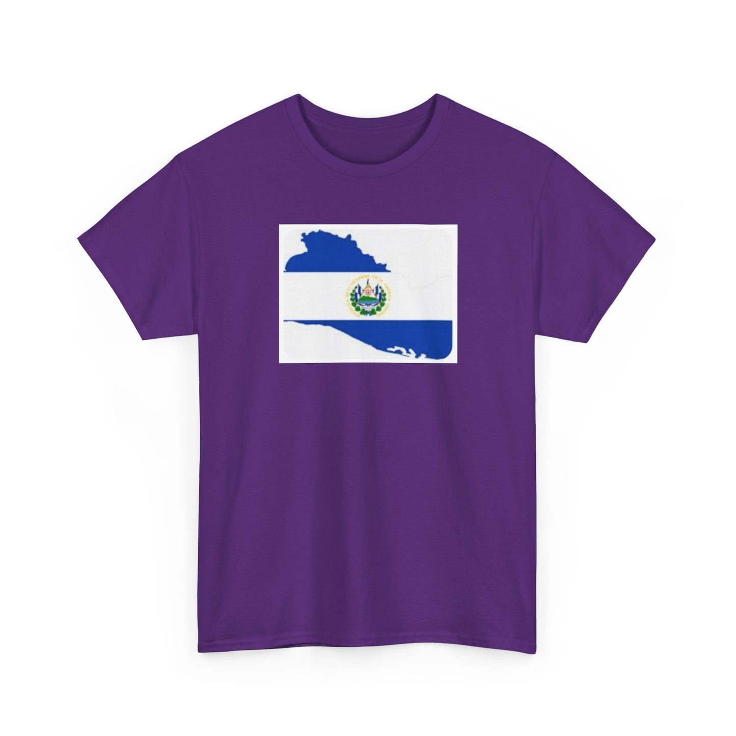 Unisex Heavy Cotton Tee -- el Salvador flag and map