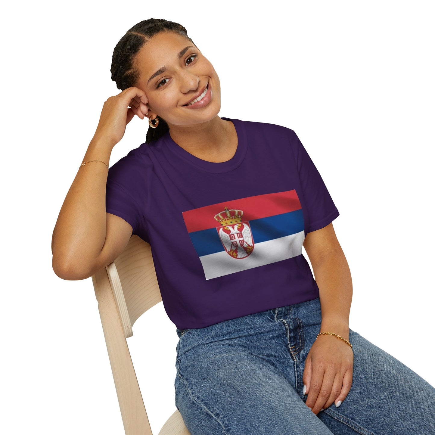 Unisex Softstyle T-Shirt -- Serbia
